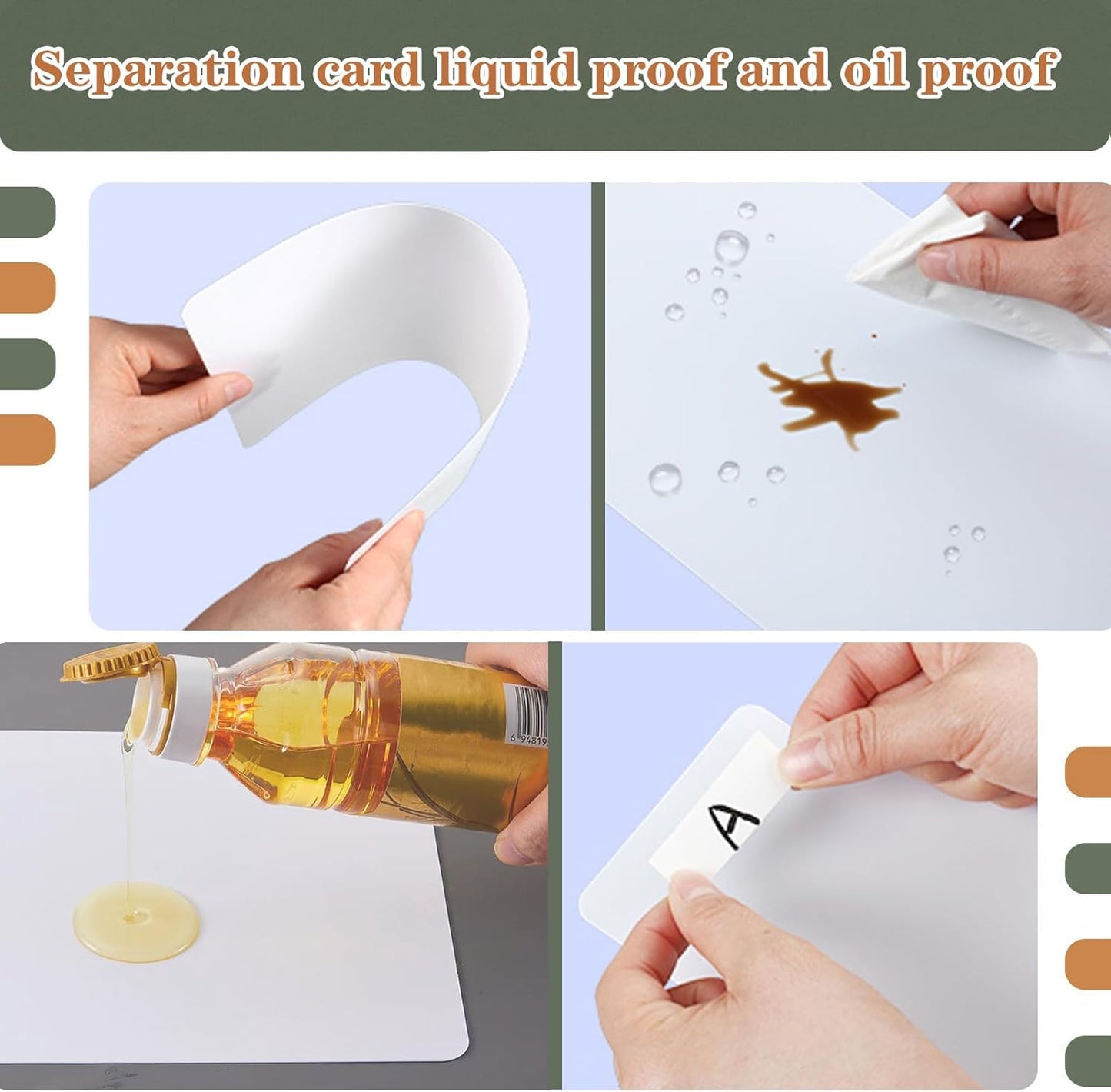 100 Pieces Comic Book Dividers with Tabs,Patient Divider Cards,Card Dividers Comic Book Boards for Storage Boxes 11.22 X 7.24 Inche