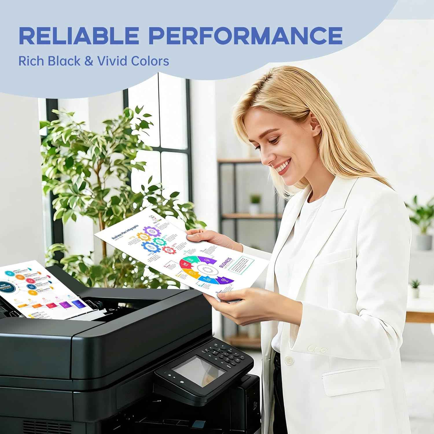 Miss Deer PGI-280XXL PGBK Black Ink Cartridges Compatible for Canon 280 281 Ink Cartridges to use with Canon TR8620A TR8520 TR7520 TS9120 TS6320 TS6220 TS6120 TS702 TS8120 TS8220 TS8320 Pinter