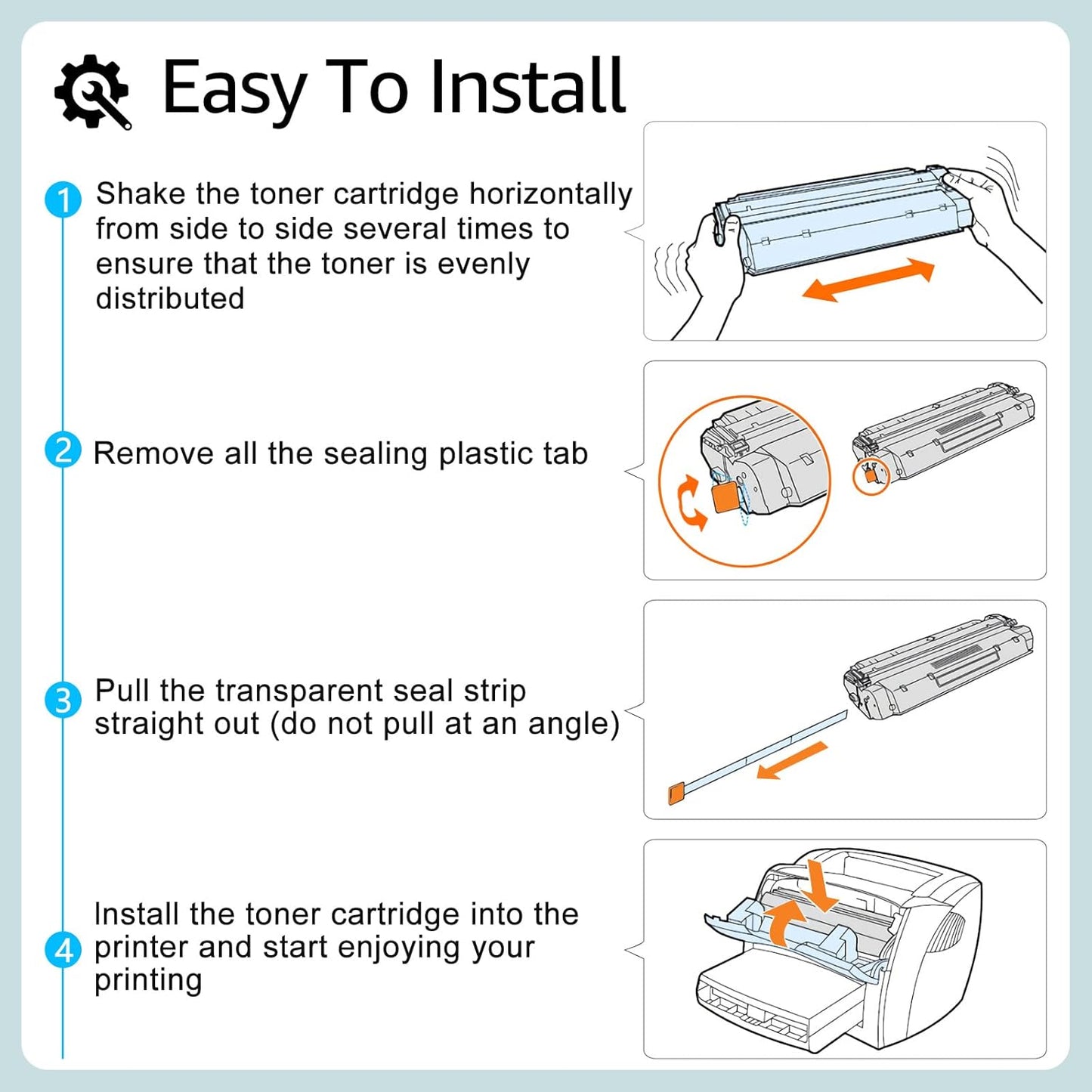 greencycle Compatible CF283X Toner Cartridge Replacement for HP 83X CF283X 83A CF283A to use with Laserjet Pro M201 M201dw M201n MFP M225 M225dn M225dw M225rdn Laser Printers (2-Black, 2400 Pages)