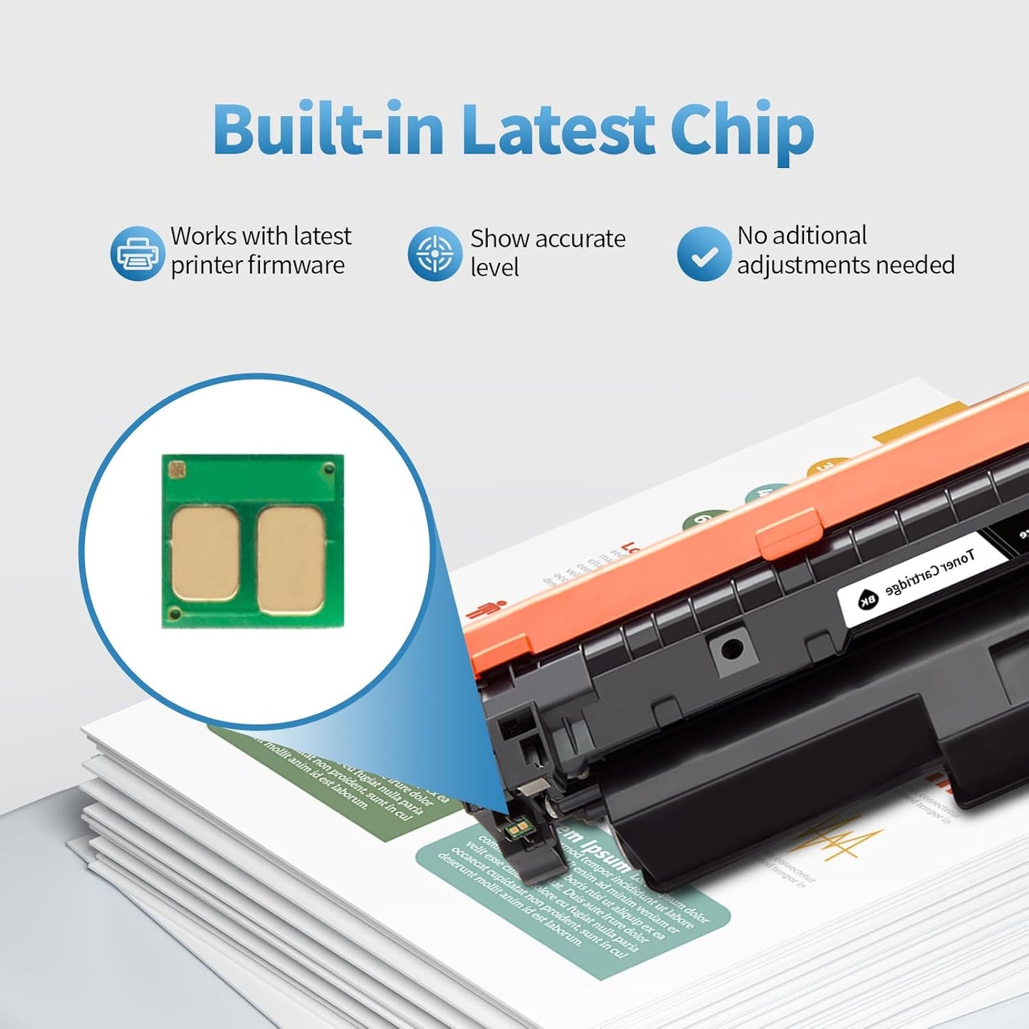 210X Toner Cartridges 4 Pack with chip Compatible for HP 210 X 210A Toner Cartridges Set for Color Laser Jet MFP 4301dw 4301fdn 4301fdw 4201dw 4201dn Printer Ink (‎1 Black/Cyan/Yellow/Magenta)