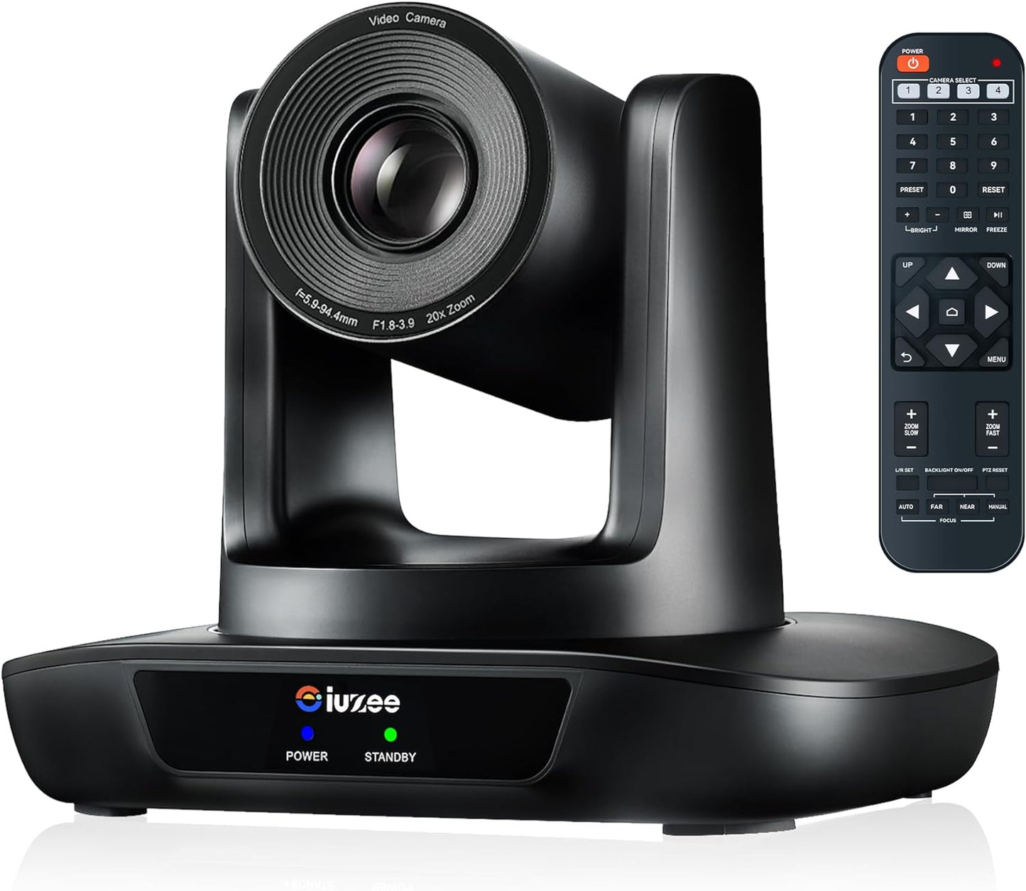 PTZ Camera 20X Optical Zoom Conference Room USB3.0 HDMI 1080P 60FPS Wide Angle for Video Conference Meeting Church Live Streaming Education Works with Zoom Webex OBS YouTube