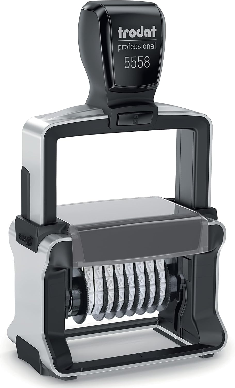 Rubber Stamp Creation Heavy Duty Numberer, 8 Digit Self-Inking Numbering Stamp 5mm Character Height