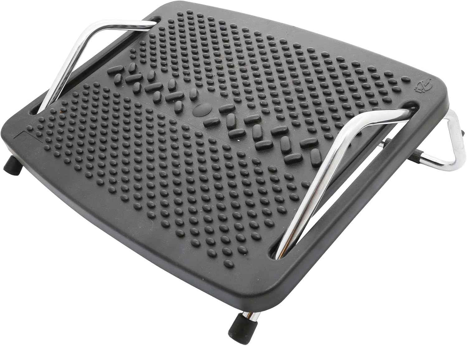 Under The Desk Ergonomic Tilt Adjustable Foot Rest Metal Support with Massage Textured SY-ACC65065