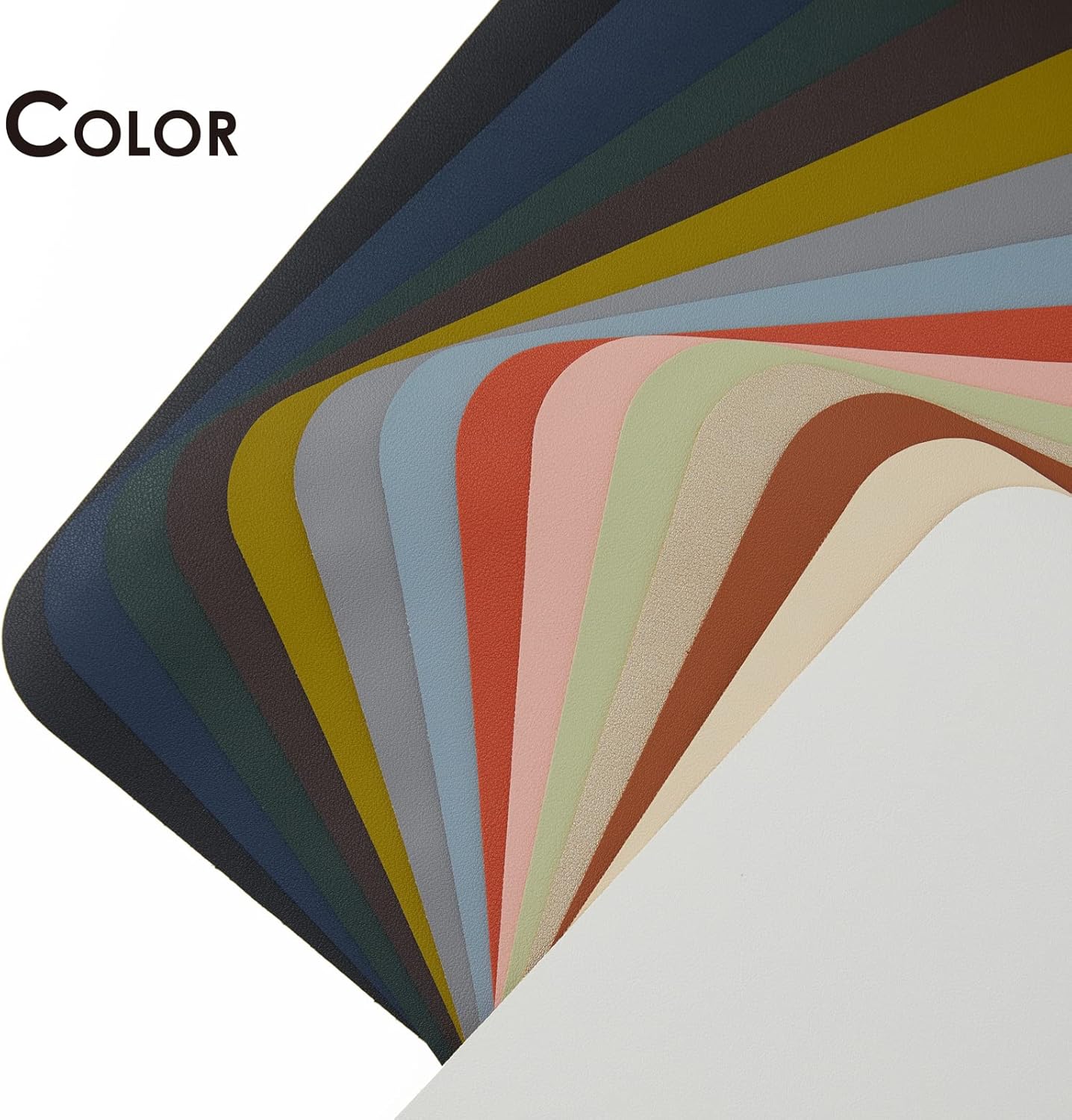 Large Cork Desk Mat - 47.2"x 17" Desk Pad for Office and Home - Ideal for Large Mouse Pad and Desk Mats on Top of Desks(Light Blue)