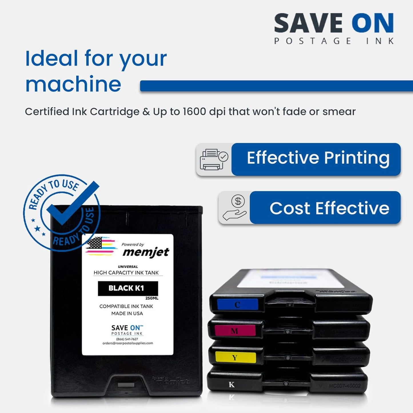 Save On Postage Ink, Memjet Ink Cartridge Compatible Astro 123-2414 | Memjet Ink Compatible HI-Cap Magenta 250ml Ink Tank for AstroJet M1 M2 S1 and M1DX