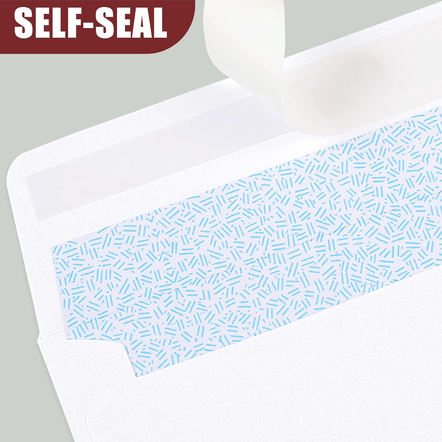 Joyberg 72 Packs #10 Envelopes, Business Envelopes, Envelopes Self Seal, Security Envelopes, Peel and Seal Closure, Size 4-1/8 X 9-1/2 Inches, White, 26LB - Lumora Desk