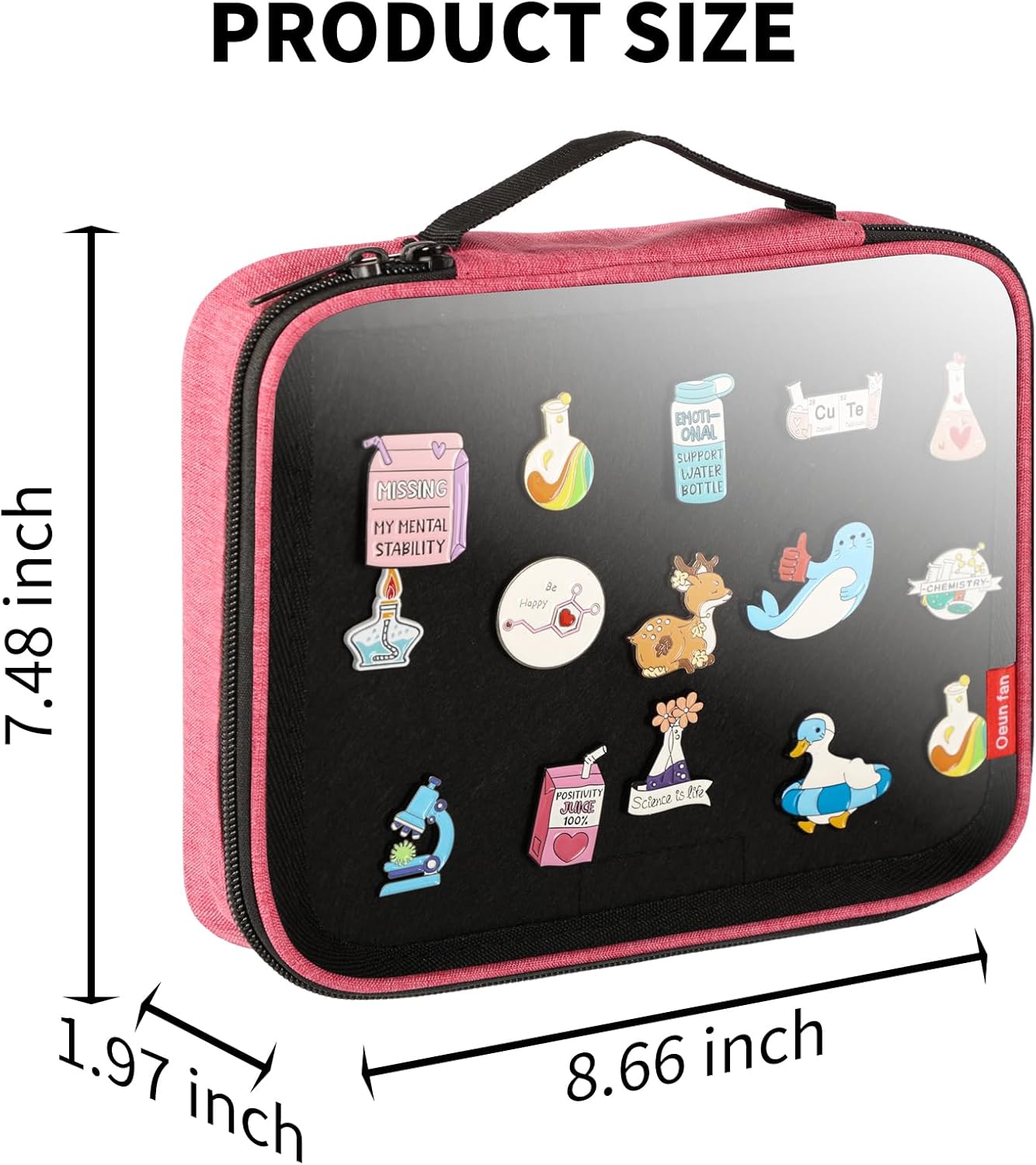 Pin Bag Pin Display Book - Lumora Desk