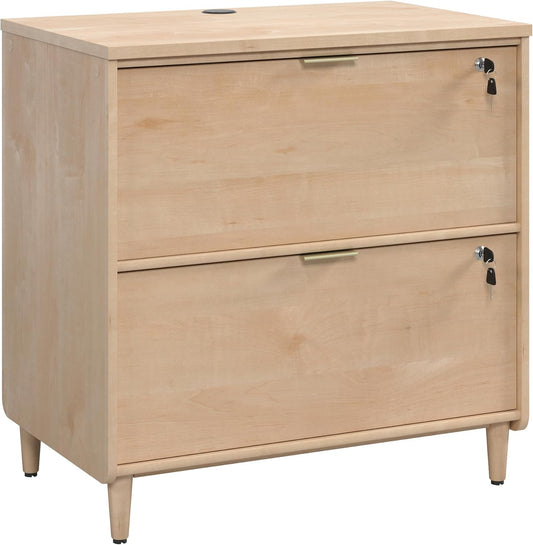 Sauder Clifford Place 2-Drawer Lateral File Cabinet, Natural Maple Finish