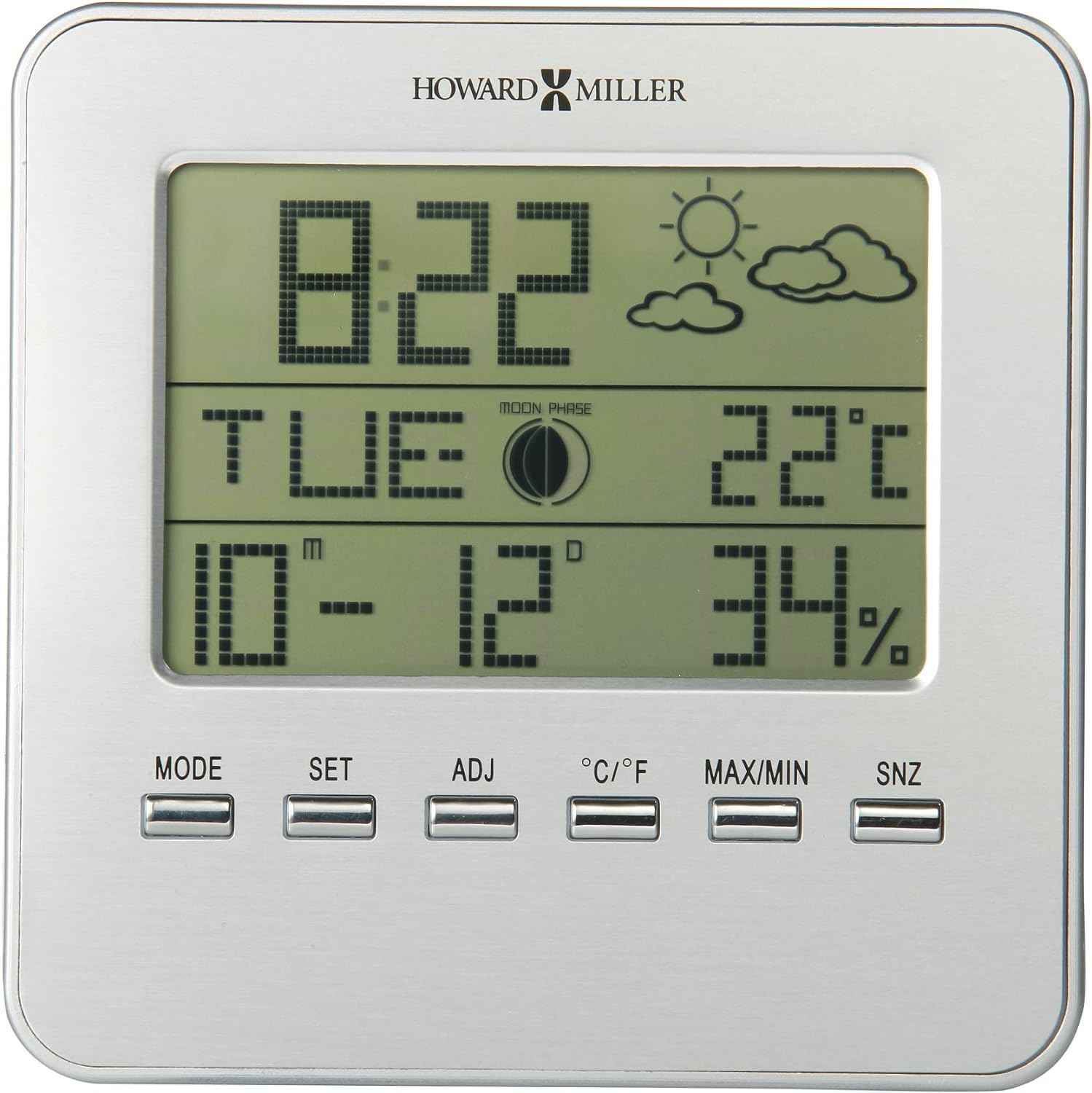 Howard Miller 549824 Winchester Tabletop Clock II