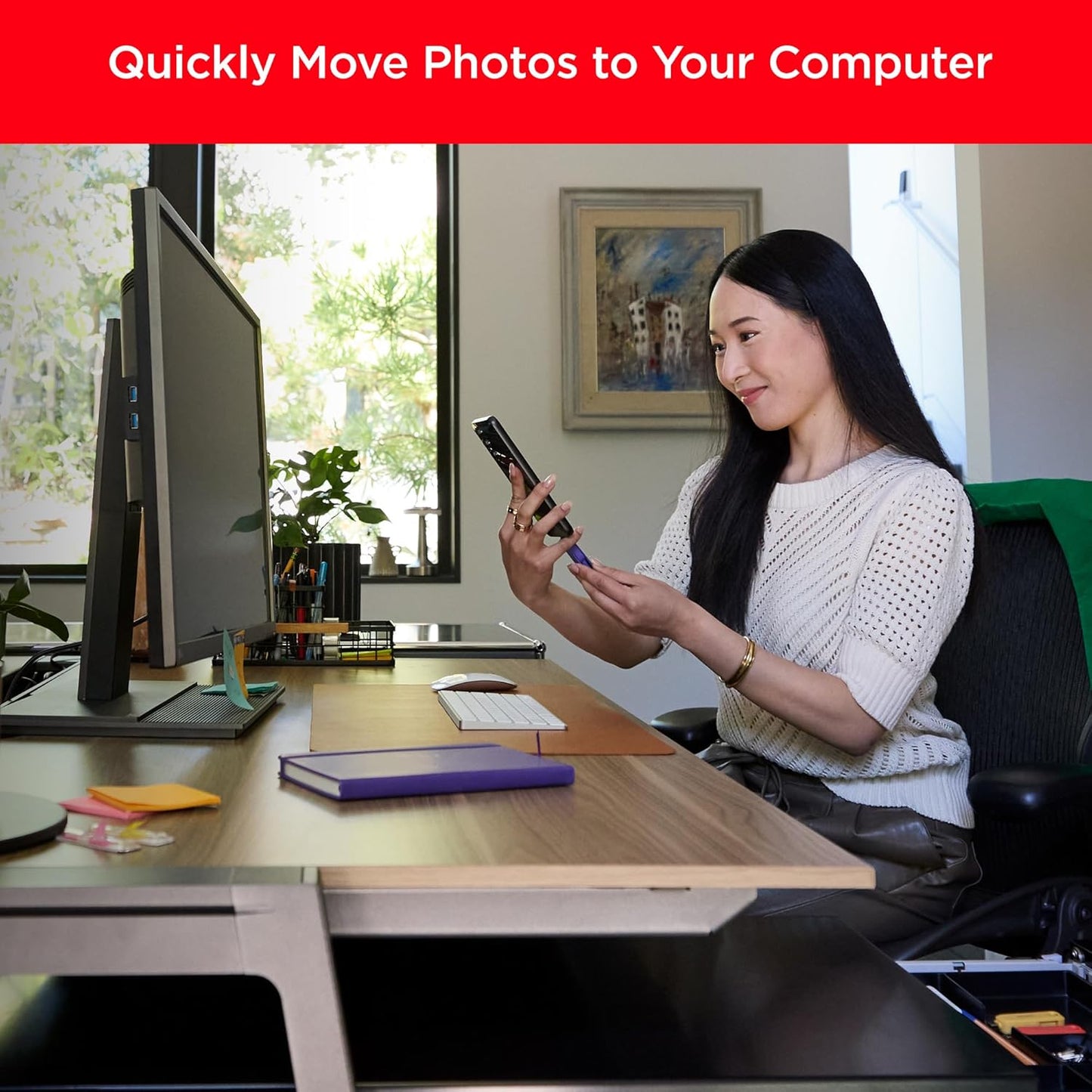 SanDisk 128GB Phone Drive for Android - The 2-in-1 USB for Smartphones, Tablets, and Computers - Thumb Drive with USB Type-C and Type-A Connectors - SDDDC6-128G-G46