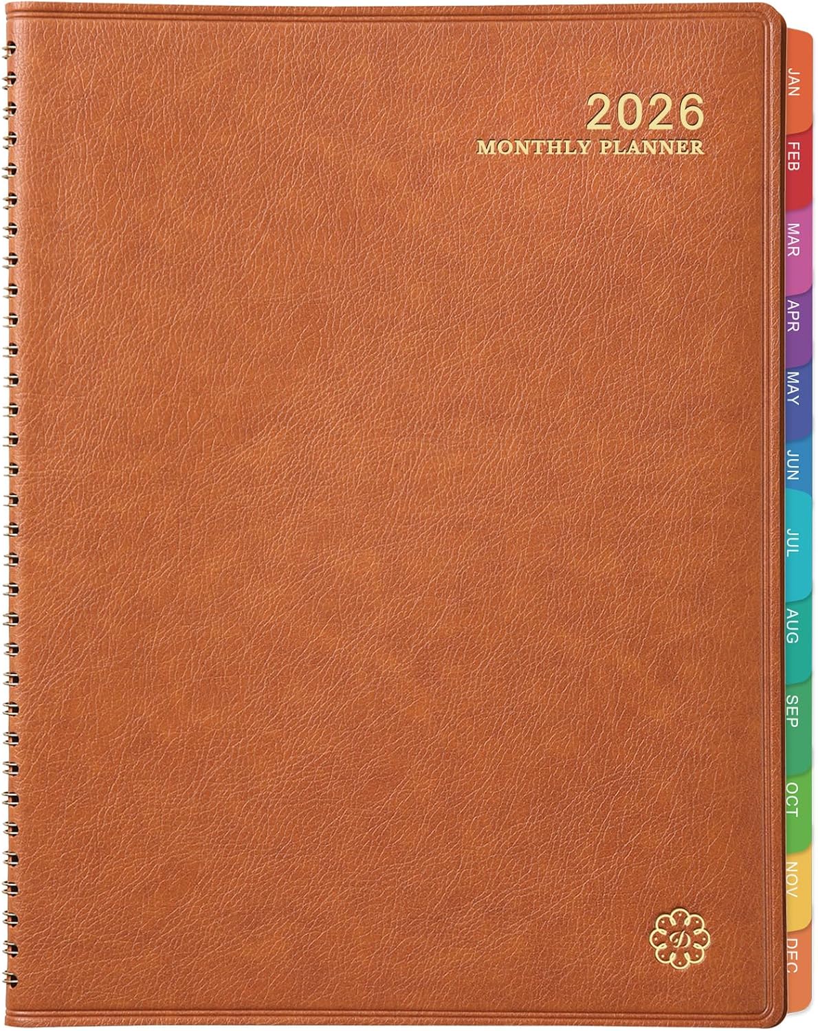 2026 Monthly Planner - Monthly Planner 2026 from JAN. 2026 to DEC. 2026, 8.86'' x 11.4'' with Coated Tabs, Inner Pocket