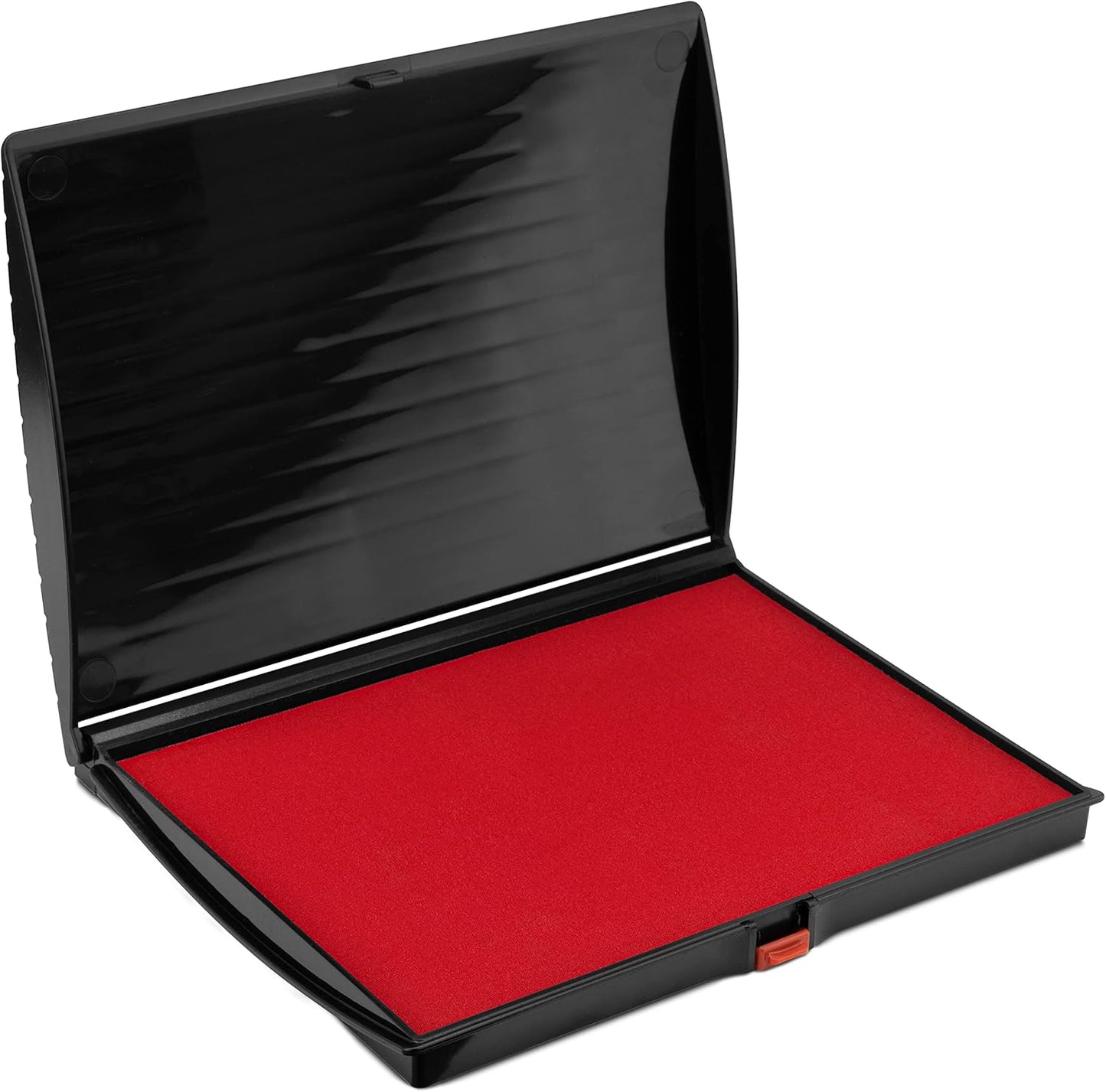 Large Premium Red Ink Stamp Pad - 5" by 7" - Quality Felt Pad