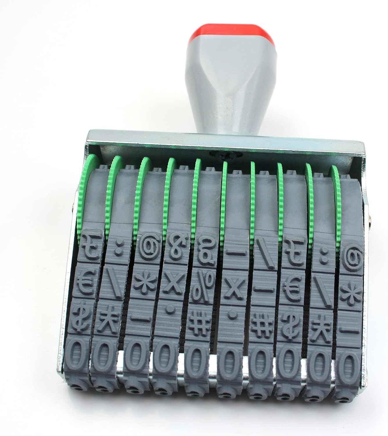 10 Digits Number Stamps Business Stamps Office Stamps Personalized Date Stamp Rubber Stamp Number Rubber Stamp Multi- Functional Creative Rolling Wheel Stamp Symbol Custom