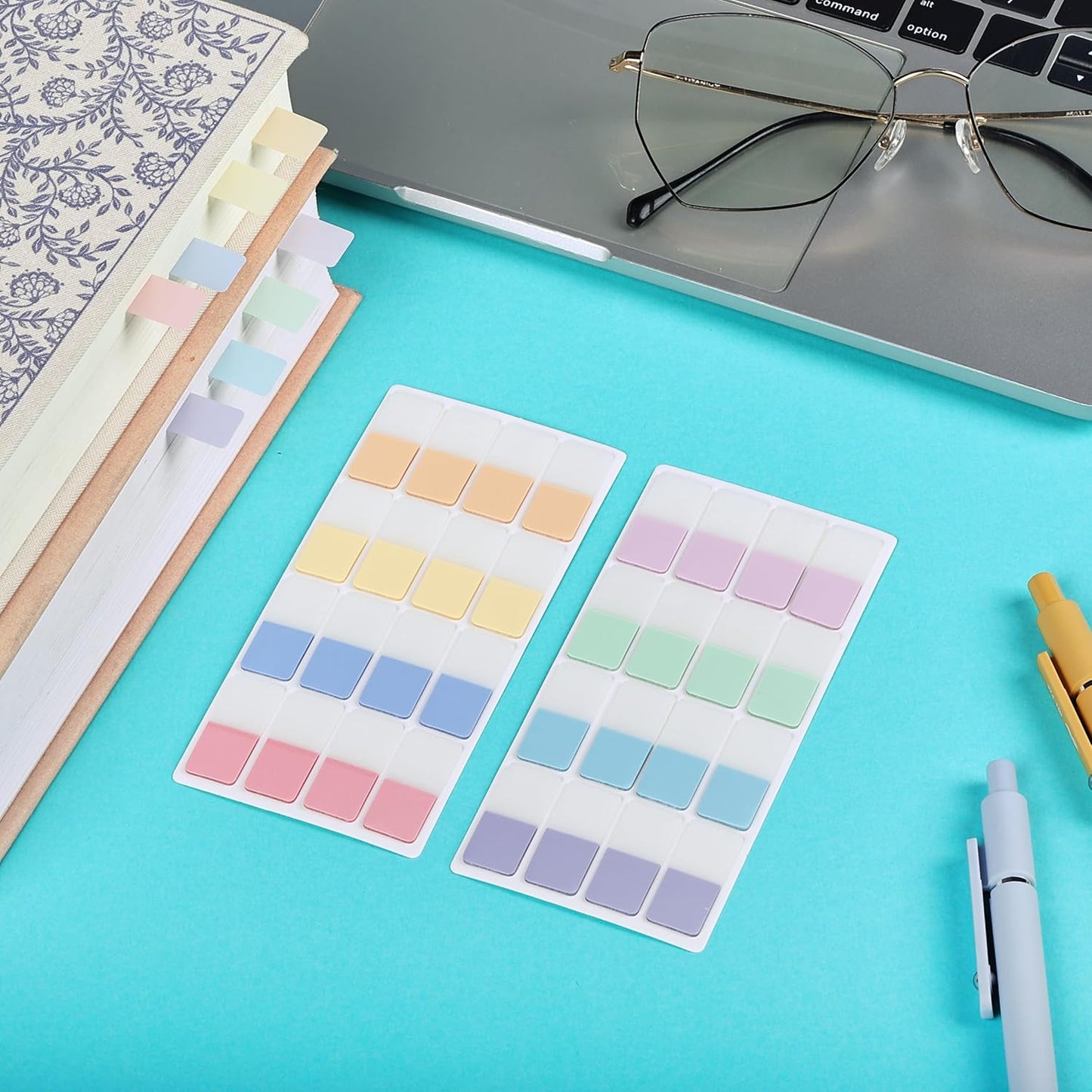 Mr. Pen- Sticky Index Tabs, 480 Pcs, Pastel Sticky Tabs for Notebooks, Page Markers