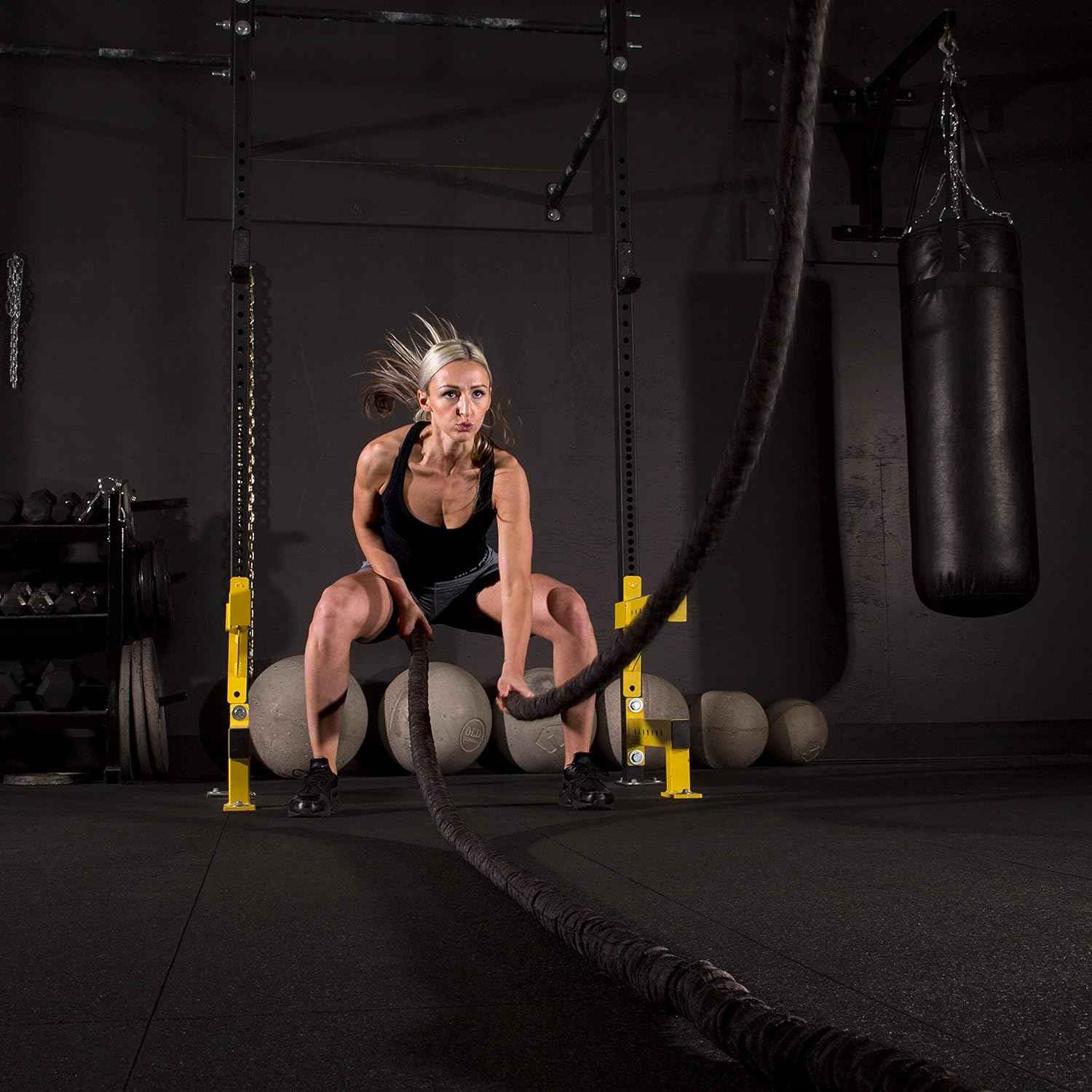 Flooring Inc's 1/4" Thick Tough Rubber Flooring Roll | Flexible Recycled Rubber Floor Mats for Home Gym | Heavy Duty Rubber Mat for Home Gyms, Sheds, Horse Stall Mat or Trailer