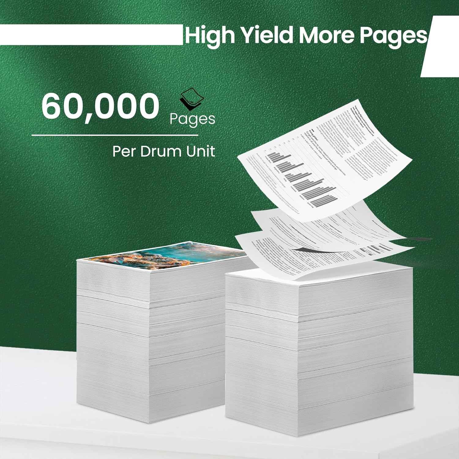 50F0Z00 Imaging Unit High Yield 500Z Black (Not Toner) Remanufactured 50F0Z00 500ZG Compatible for Lexmark 50F0Z00 for MS310 MS410 MS510 MS610 MX310 MX410 MX510 MX610 Series Printer, 1-Pack