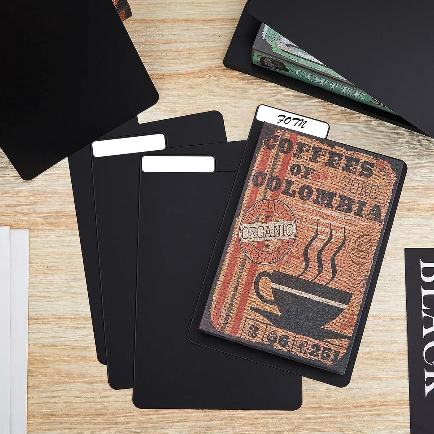 100 Pieces Comic Book Dividers with Tabs,Patient Divider Cards,Card Dividers Comic Book Boards for Storage Boxes 11.22 X 7.24 Inche