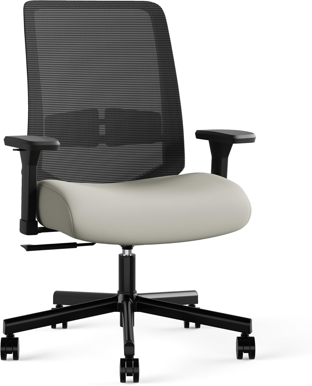 Ergonomic Office Chair, Mesh Computer Desk Chairs with Adjustable Lumbar Support, 3D Armrests, Tilt Function, Comfy Wide Seat, Swivel Executive Work Task Chair for Company and Home