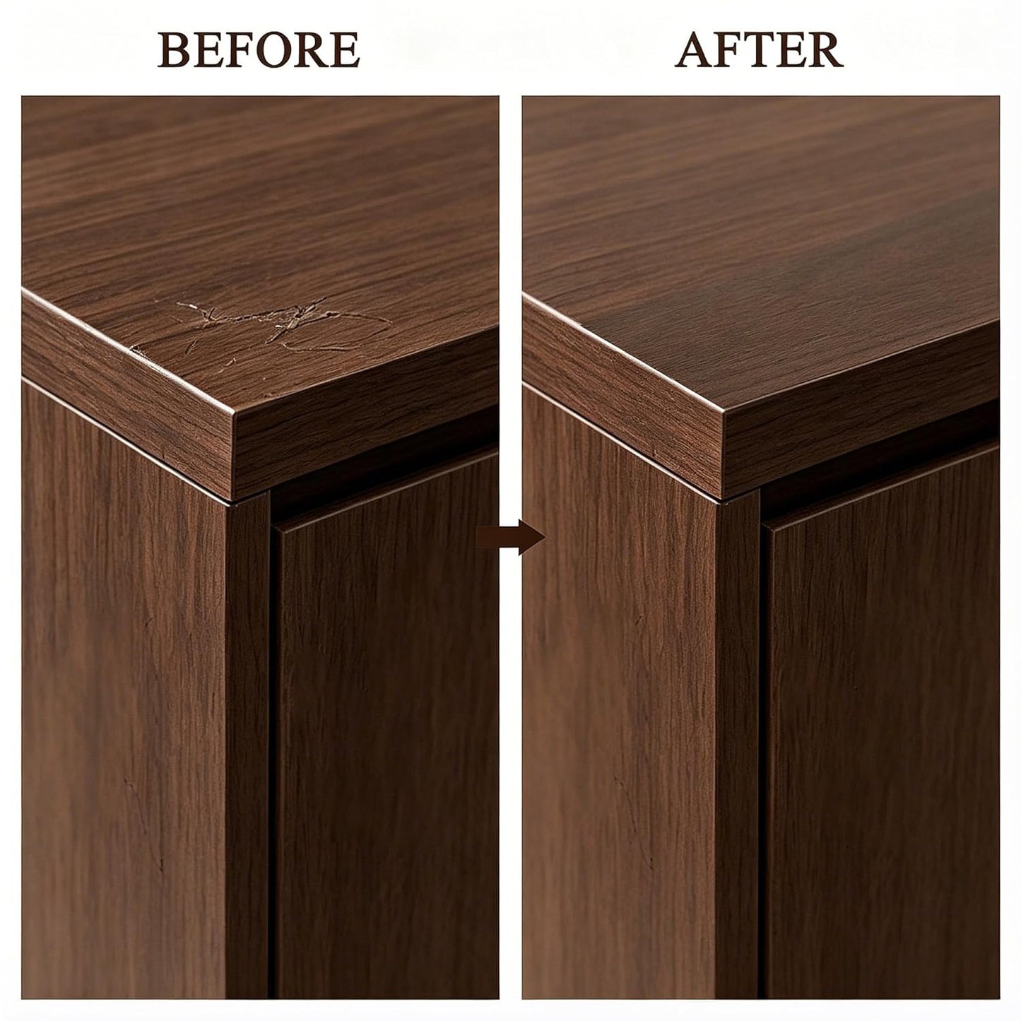 GSCIT Club Wood Grain Repair Tape, 2.4 inch X 15ft Self Adhesive Walnut Grain Repair Patch for Tables, Chairs, Baseboards, Doors, Windows, Floors, Handicraft DIY.