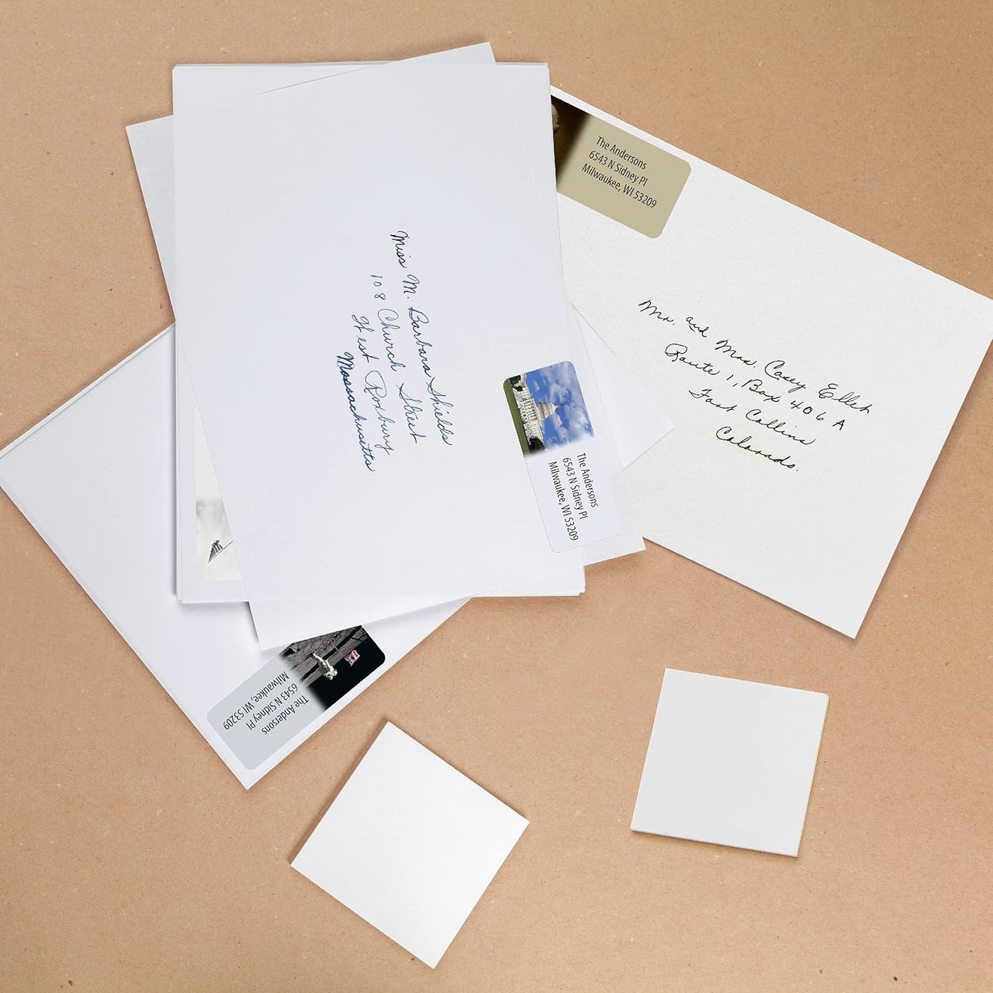 Customized Personalized Address Labels - Made in The USA by Kenco (250 Labels, All American) - Lumora Desk