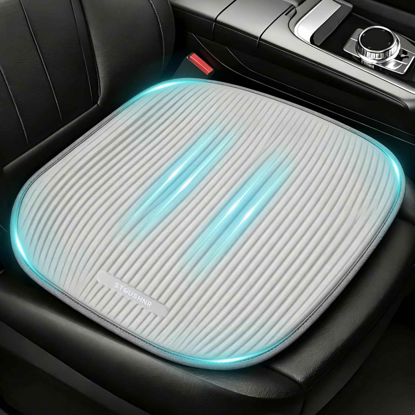 Gel Seat Cushion for Long Sitting,3-Second Cooling Pressure Relief Pillow for Car Seat & Office Chair,Back,Tailbone,Coccyx Comfort Support Seat Pad (Green)