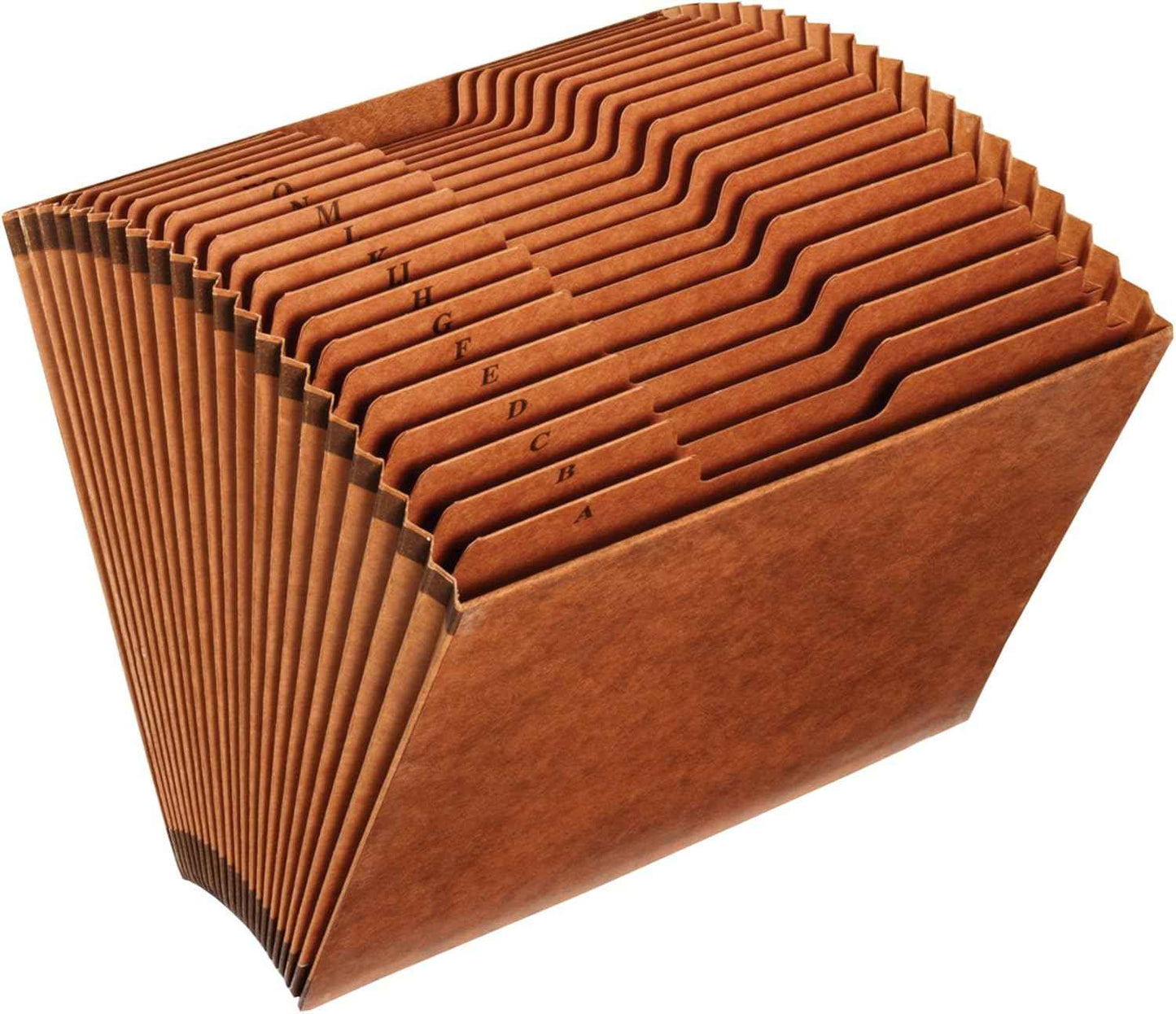 Globe-Weis Pendaflex Heavy Duty Expanding File, File Organizer for School, Home and Office, Durable 21-Pocket File, Open Top, 21 Pockets, A-Z, 1/3 Cut Tabs, Letter Size, Brown (R217AHD)