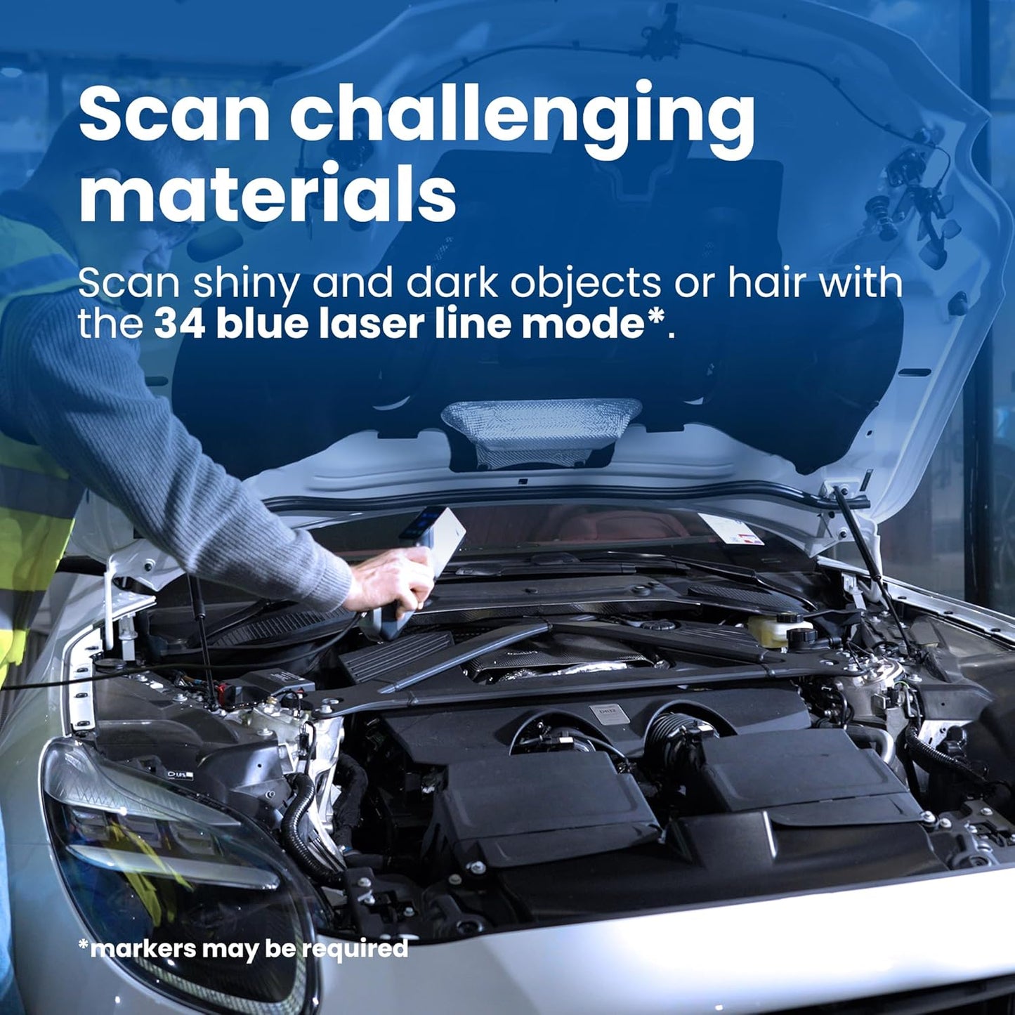 MT 3D Scanner Kit for Reverse Engineering, CAD Modeling, 3D Printing, Product Design, Animation, Game Design, Art, Architecture, Car Repairs, Research & Industrial Quality Inspection