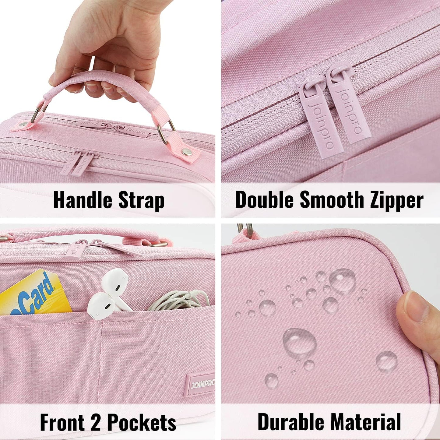 Pencil Case, Large Capacity Pencil Case Organizer; Double Zipper Storage Bag; Big Pencil Pouch for College School Office Teen Girl Boy Men Women Adult