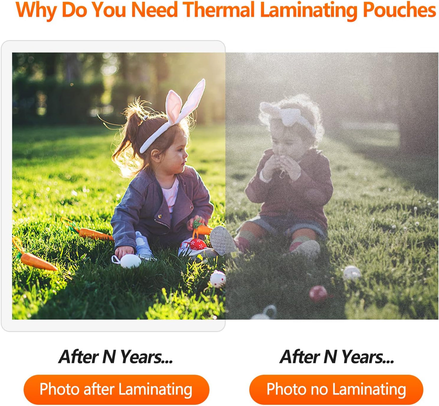Thermal Laminating Pouches, 9 x 11.5 Inches Laminating Sheets, 3 mil Thick Laminate Sheets, 500 Pack,Clear
