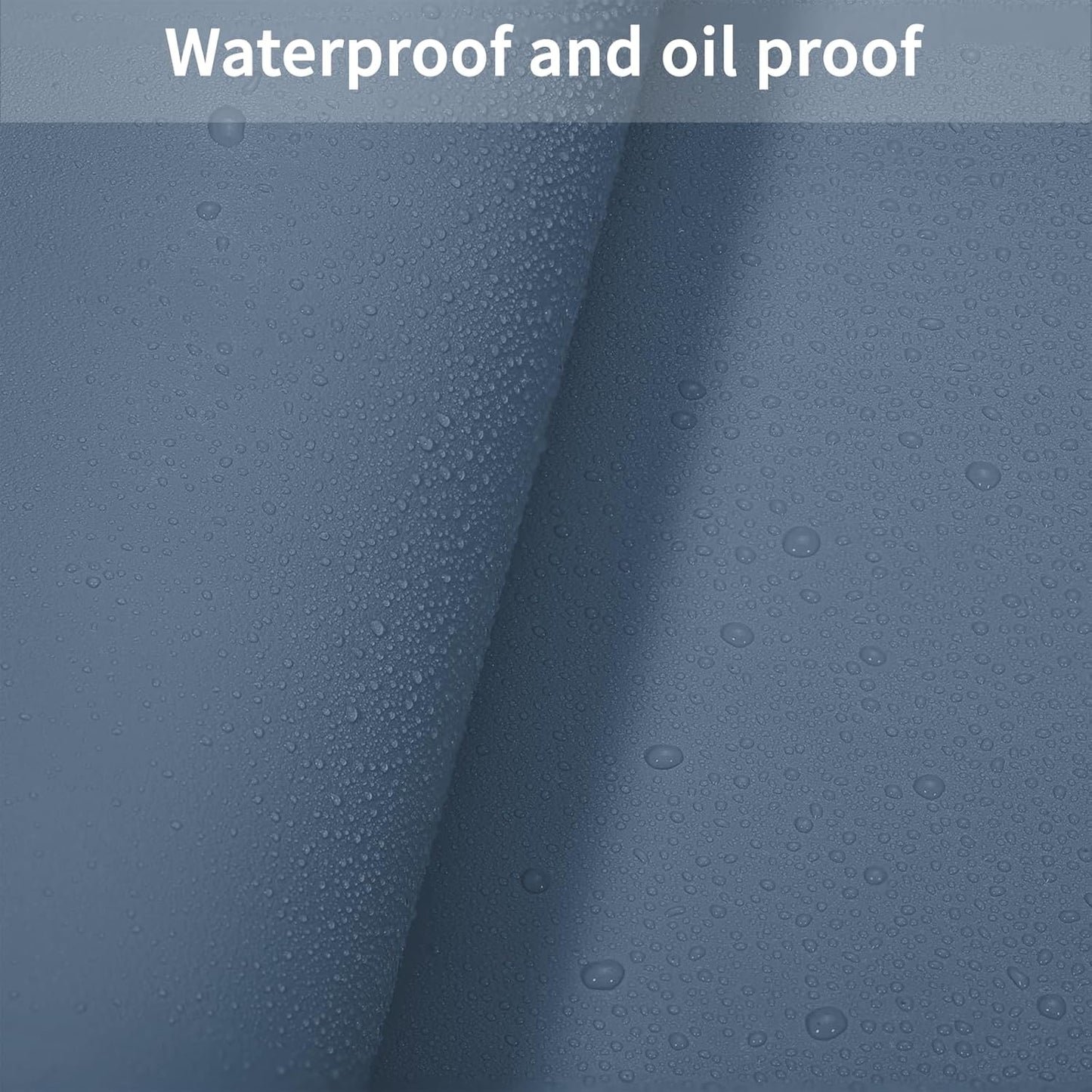 Leather Desk Mat,1.8mm Thick,15.75x63 Inch Desk Cover,Desk Protector Mat,Dresser Cover Top,Nail Table Mat,Dresser Cover,Quartz Countertop Protector(Grayish Blue+Dark Green,15.75x63)