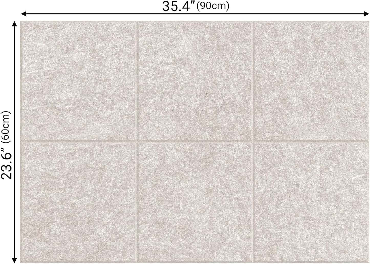 AKTOP Cork Board Bulletin Board 24"x36", 6 Pack Removable Felt Cork Board Tiles for Wall, Large Corkboard Notice Pin Board for Office, School & Home,24 Safe Adhesive Tabs, 20 Push Pins, Latte - Lumora Desk