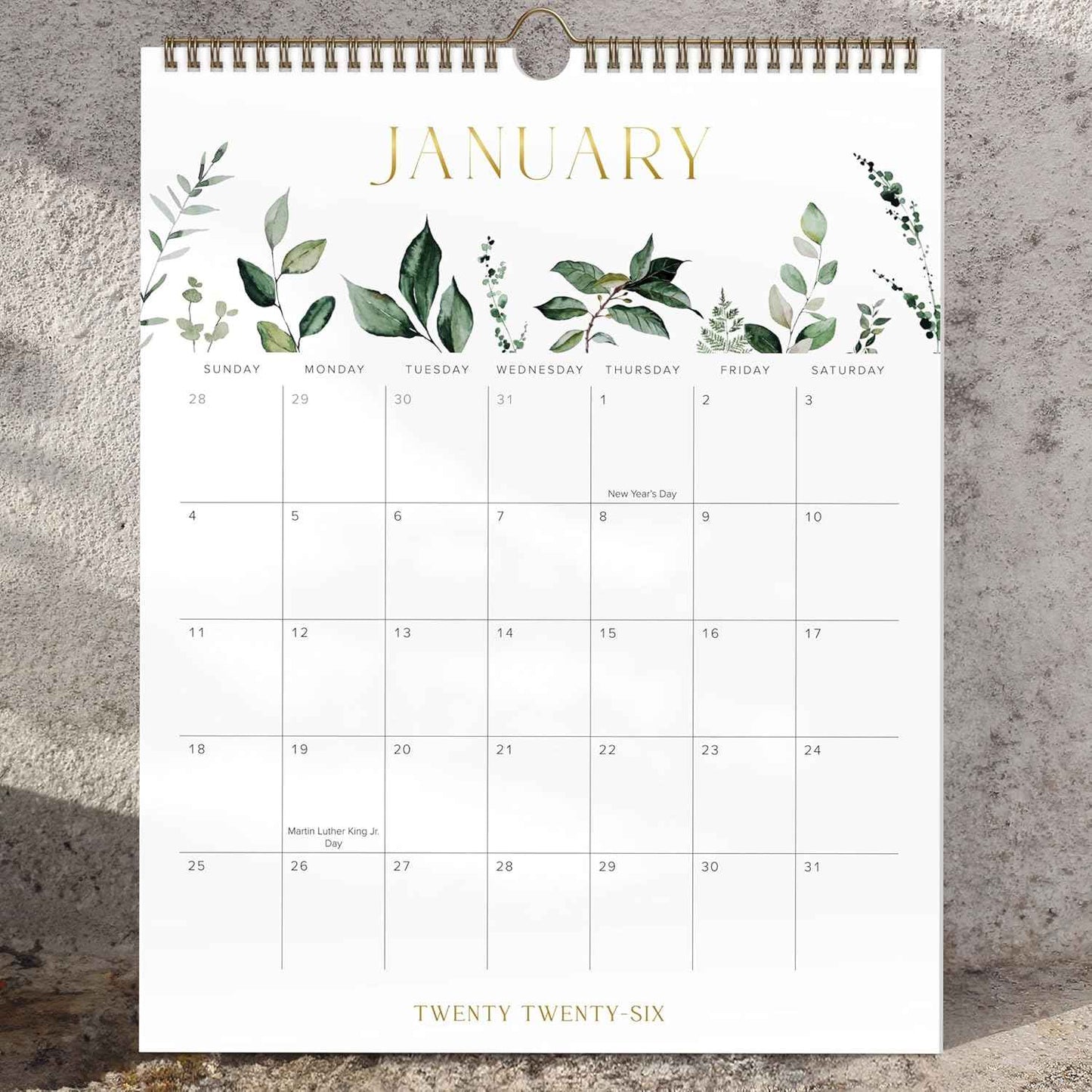 Aesthetic 2026 Wall Calendar - Runs Until December 2026 - The Perfect Large Modern 2025-2026 Calendar Planner for Easy Organizing