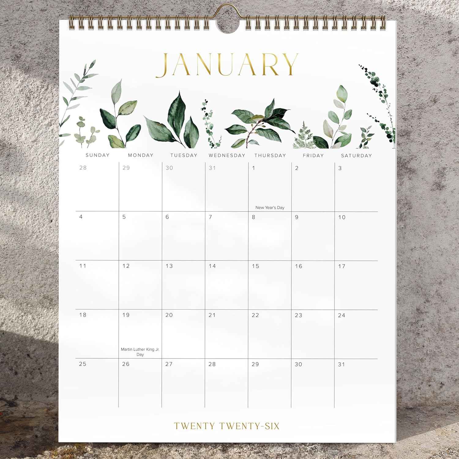 Aesthetic 2026 Wall Calendar - Runs Until December 2026 - The Perfect Large Modern 2025-2026 Calendar Planner for Easy Organizing