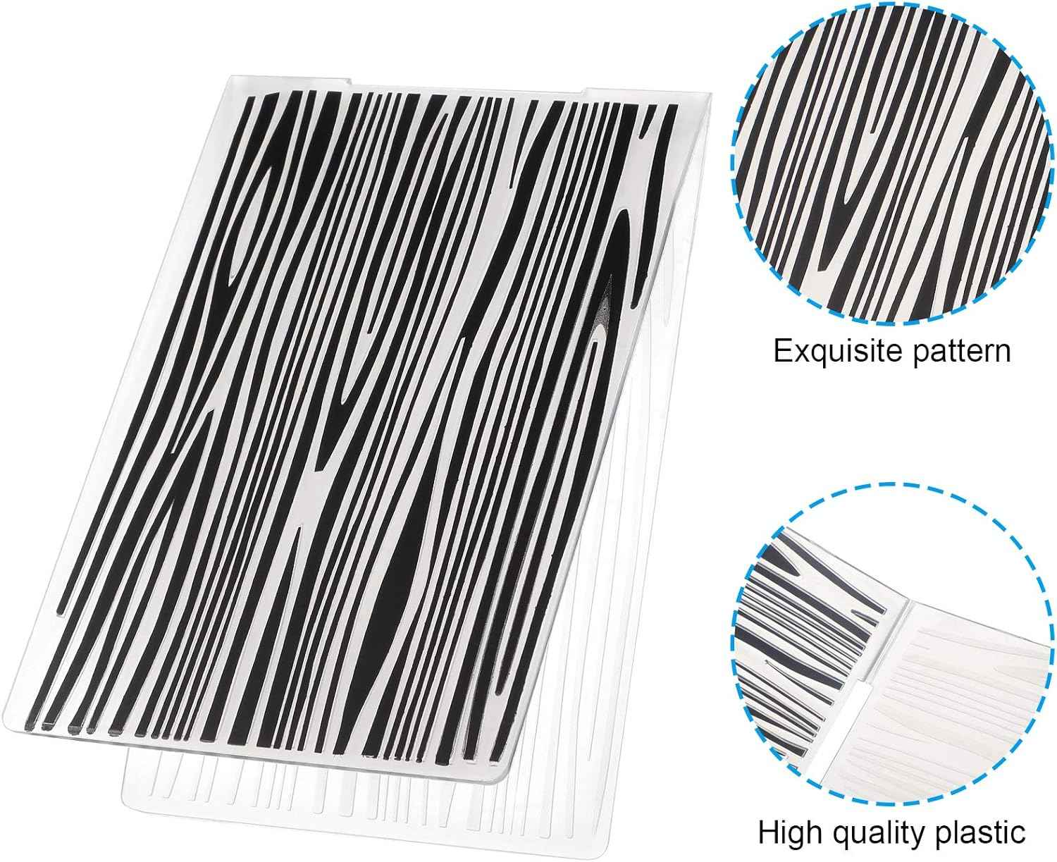 15 Pieces Embossing Folders 5.7 x 4.2 Inch Plastic Template Cards Christmas for Making Paper Cards Photo Album Wedding Decoration Scrapbooking Crafts