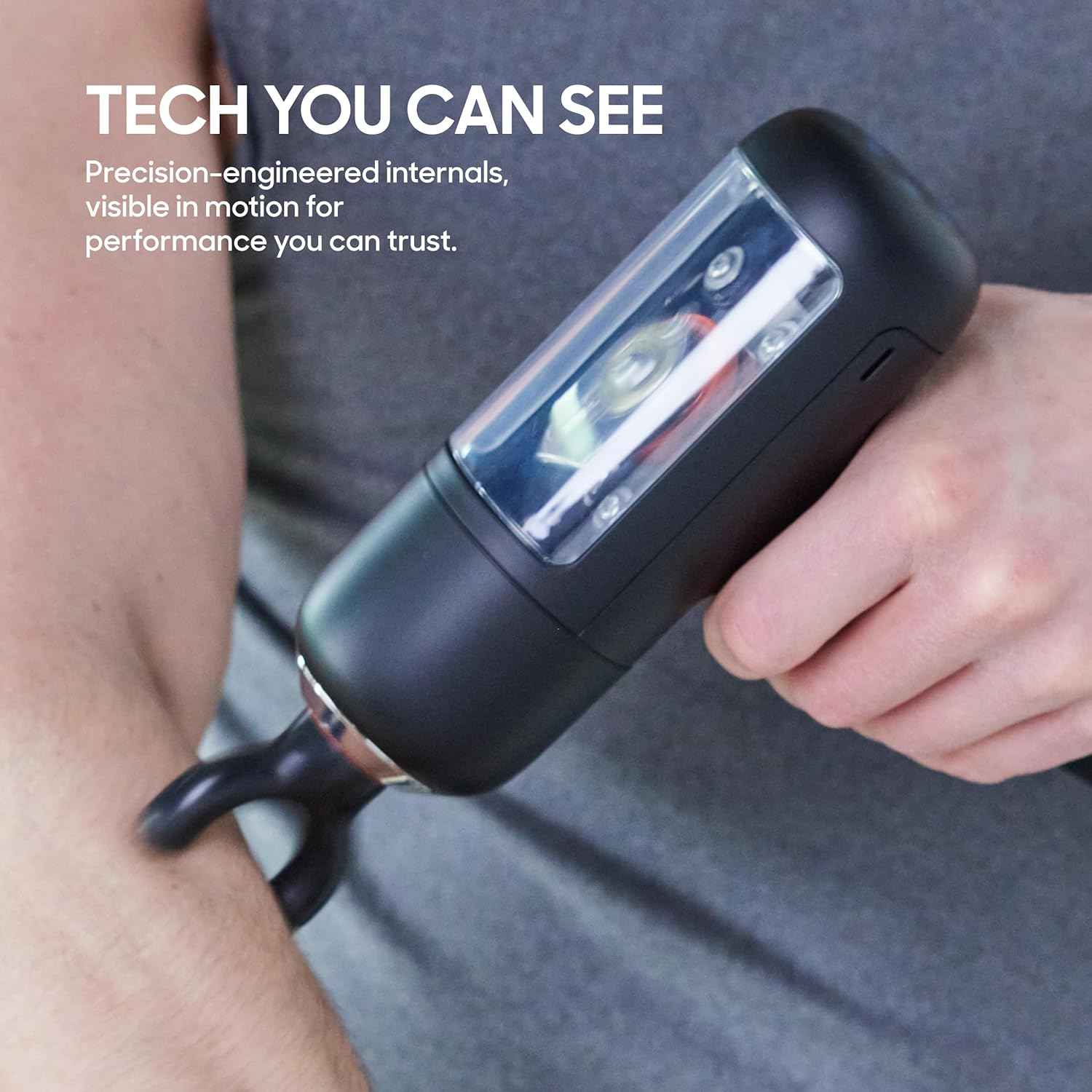 Sharper Image PowerBoost Circuit Massage Gun [2026 Version] Deep Tissue Percussion Massager with 6 Speeds for Back, Shoulders, & Full Body Muscle Pain Relief, with 4 Attachments & Travel Case