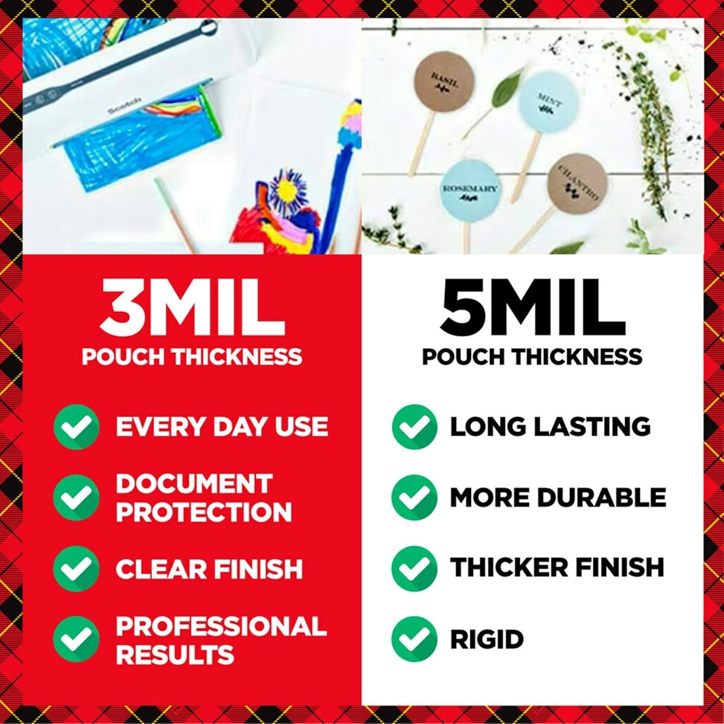 Scotch Thermal Laminating Pouches, 100 Count, Clear, 5 mil, Laminate Business Cards, Small Banners, Essays, Office or School Supplies, Fits Letter Size 8.9x11.4 in Paper