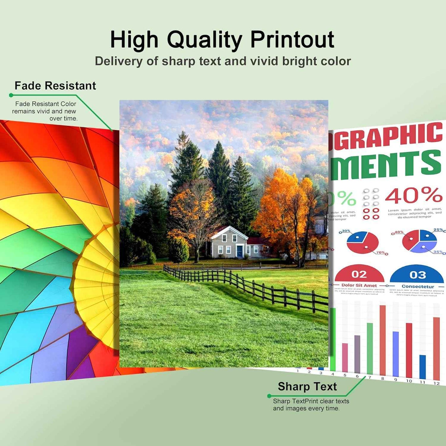 936XL 936e 936 Ink Cartridges for HP Printers Replacement for HP 936 Ink Cartridges Combo Pack Work for HP OfficeJet Pro 9125e 9135e 9720e 9730e 9120e 9130e 9130b Printer 4-Pack High Yield 6C3Z5LN