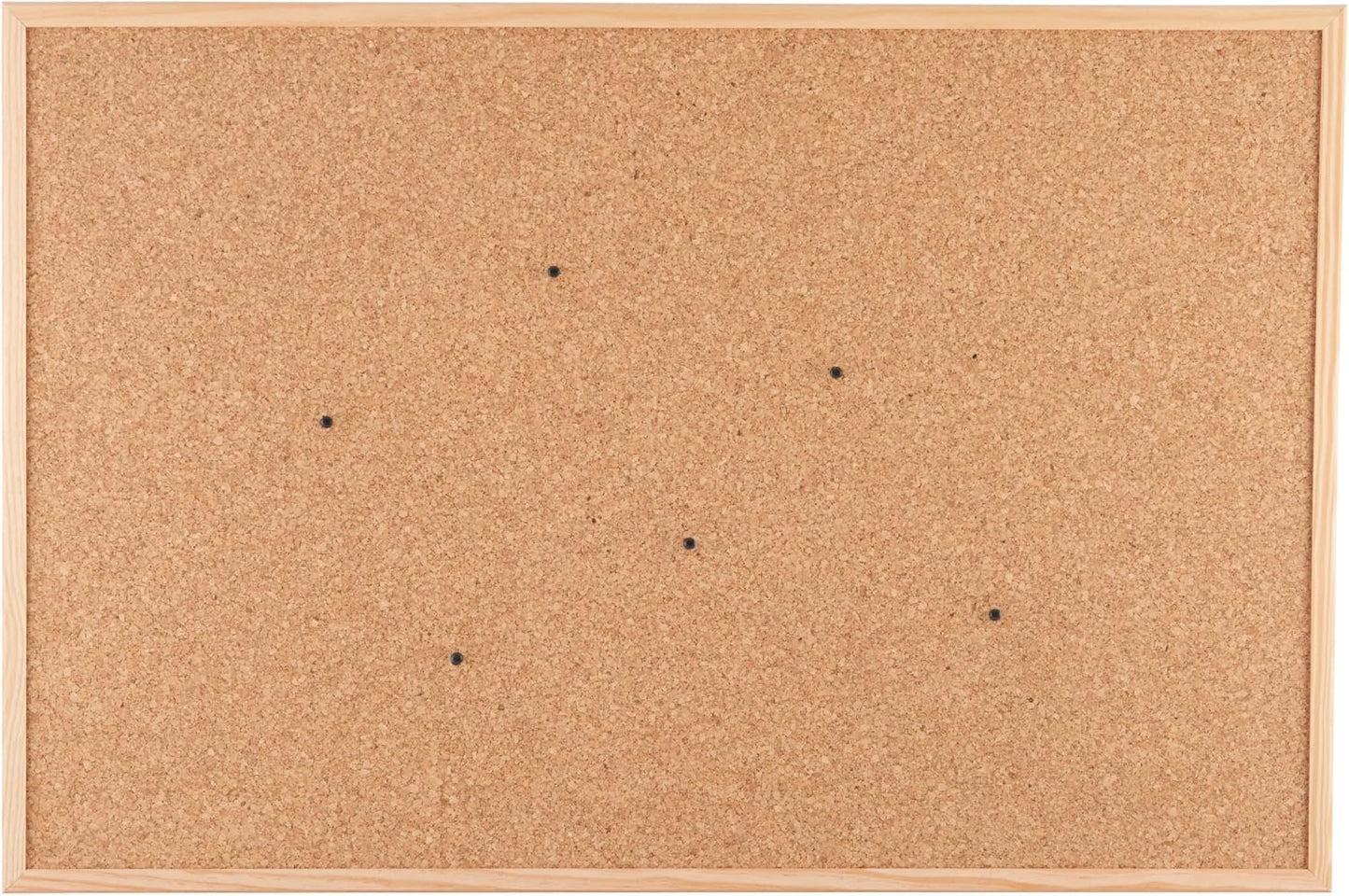 Go4Cork Framed Cork Bulletin Board - 35.4”x 23.6” | Premium Double-Sided Pine Frame Eco Cork Memoboard | Office, Home & Classroom Organization Decor | Pushpins & Set Up Accessories Included - Lumora Desk