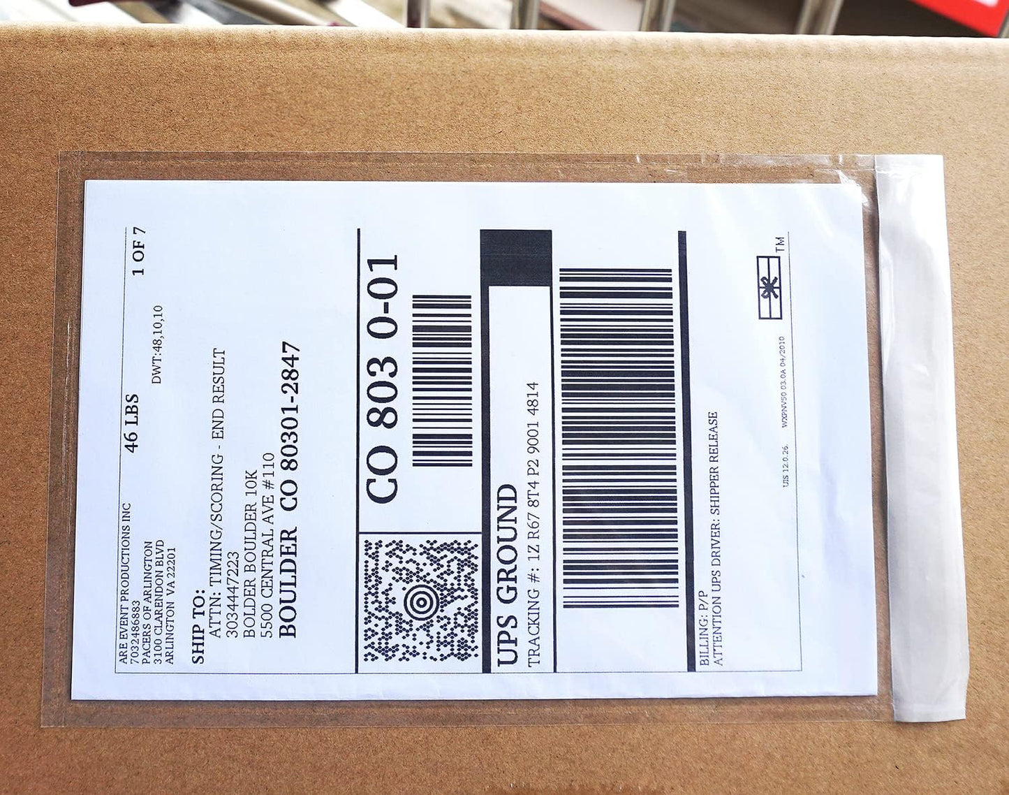 Premium 6''x10'' Packing List Envelope, Tailored Size for Letter-size Paper Folded in Half, Adhesive Shipping Label Pouch/Sleeve (100 pack)