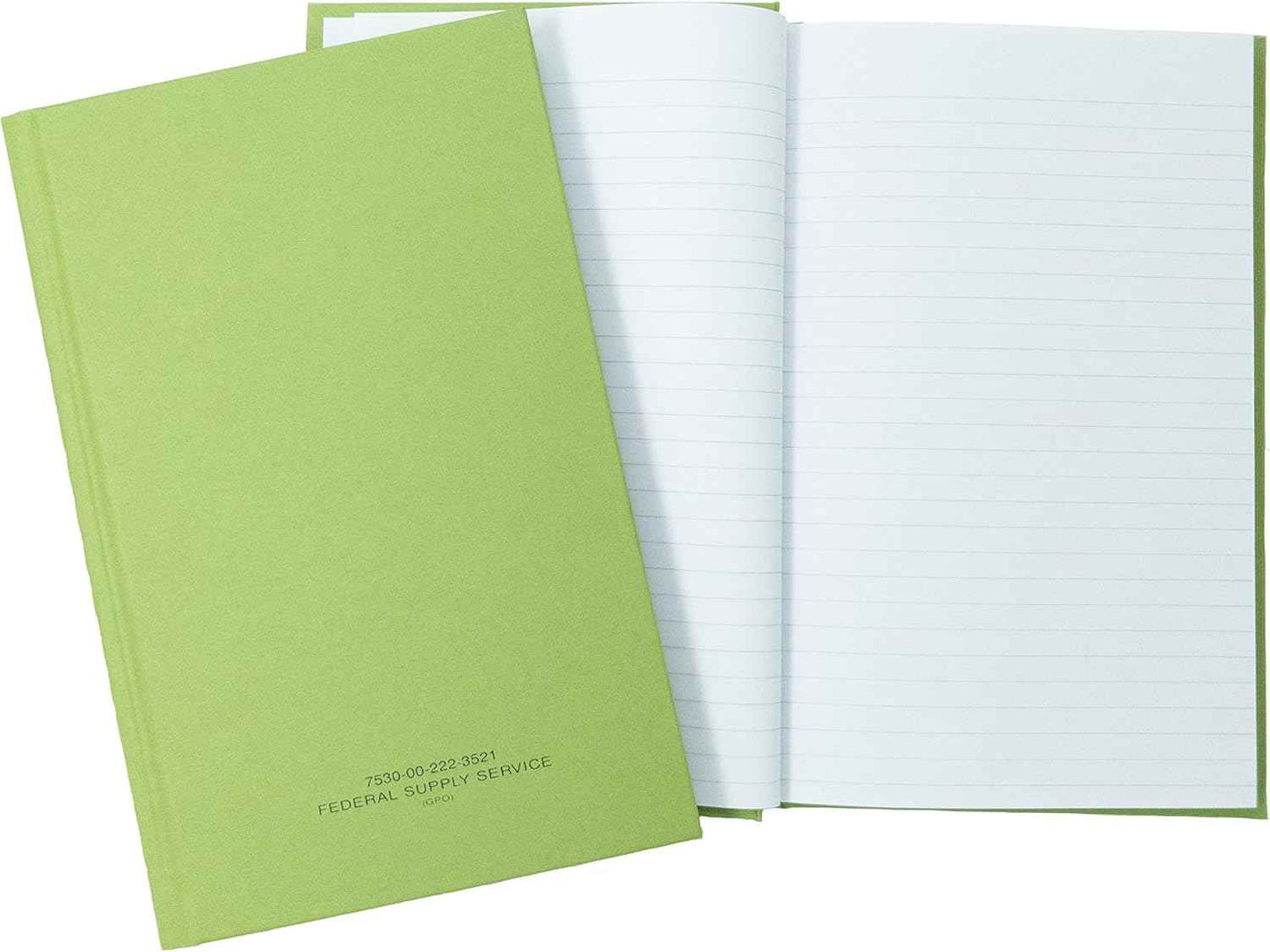 Tacticai Green Military Log Book, 5.25” x 8” - 192 Pages, Record Book for Record Keeping, Supply Chain, Inventory, Training, Maintenance & Field Operations, NSN 530-00-222-3521