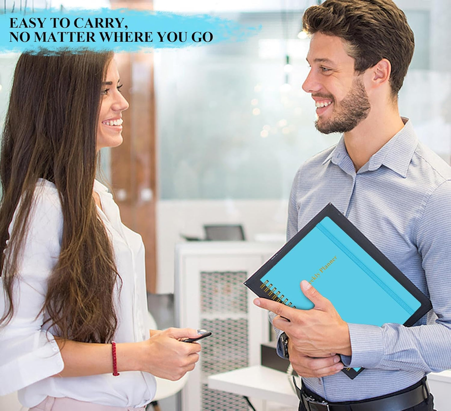Utron A5 Weekly Planner - Undated Daily To Do List Planner, Weekly Goals Notebook for Office/Business and Students