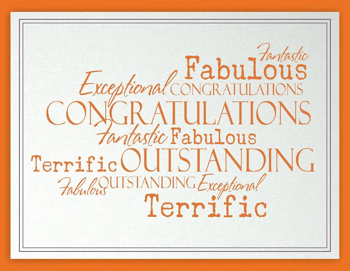 25 Orange Color Cover/Card Paper Sheets - 12 X 18 Inches Large|Poster Size - 65# (65 lb/Pound) Light Weight Cardstock - Quality Printable Smooth Paper Surface for Bright Colorful Results