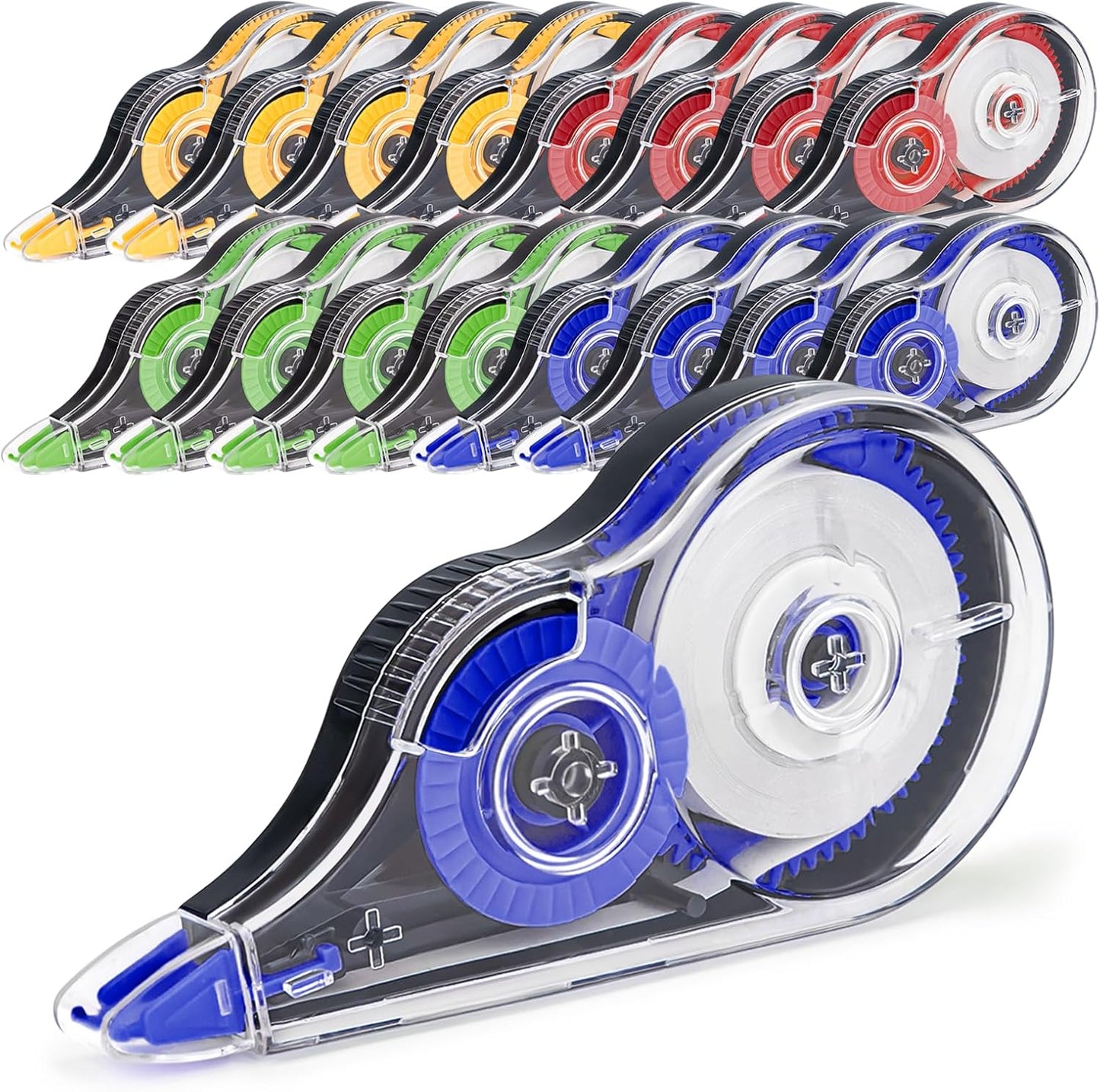 16 Pcs 39.4 Ft Colorful Correction Tape, Tear-Resistant White Correct Bulk, White Mistake Out for Instant Corrections, School, Office, Note Taking