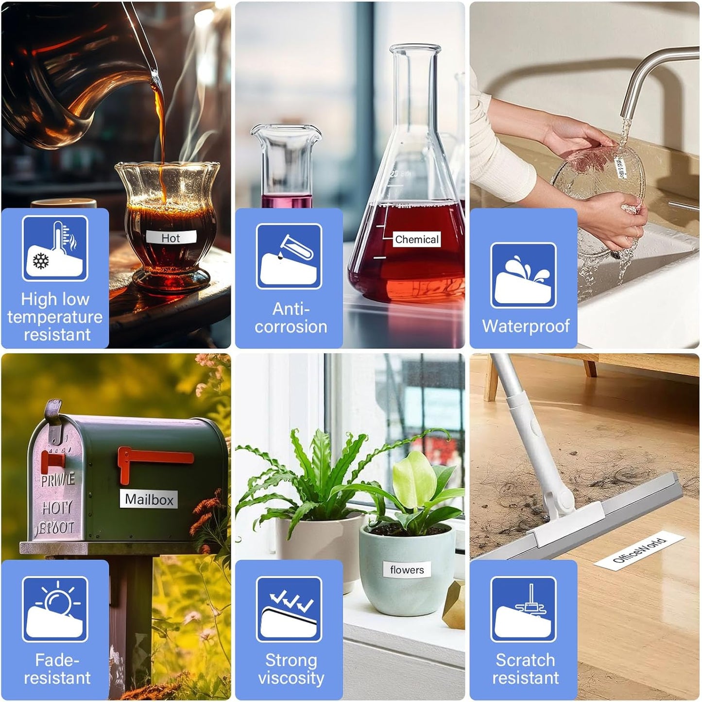 10 Pack M-K231 M Tape 12mm Compatible with M-K231s Brother Label Tape Black on White 0.47 Inch for P Touch PT-M95 PT95 PT65 PT-65 PT70 PT85 PT90 Label Maker Tape Refill