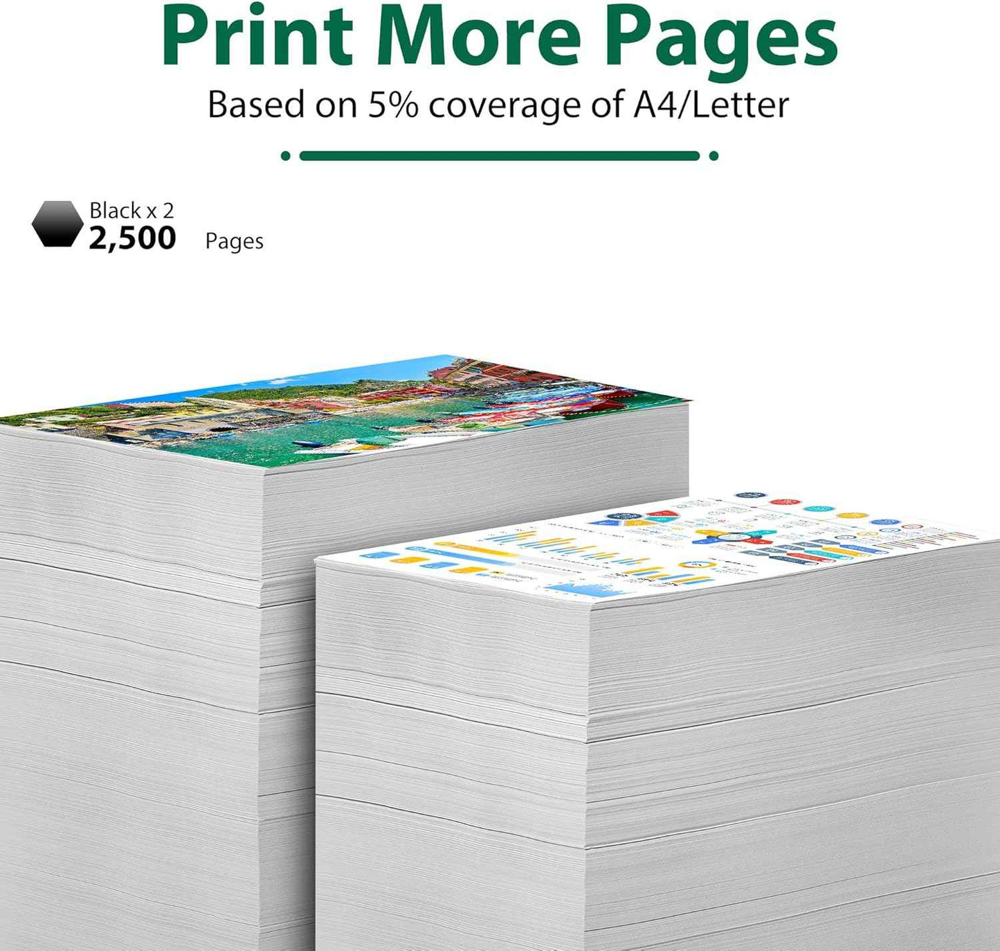 51B1000 Toner Cartridge Black (with New Chip) Replacement for Lexmark 51B1000 for MS317 MS317dn MX317 MS417 MX417 MS517 MX517 MS617 MX617 Printers, 2-Pack for 51B2000 51B00A0 Toner