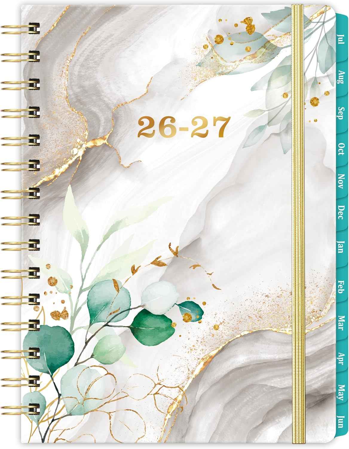 Planner 2026-2027 - 2026-2027 Planner Weekly and Monthly, July 2026 - June 2027, 6.3" x 8.4", with Coated Tabs, Inner Pocket