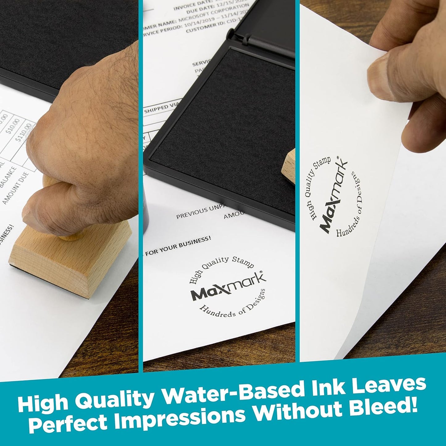 MaxMark Premium Refill Ink for self Inking Stamps and Stamp Pads, Red Color - 4 oz.