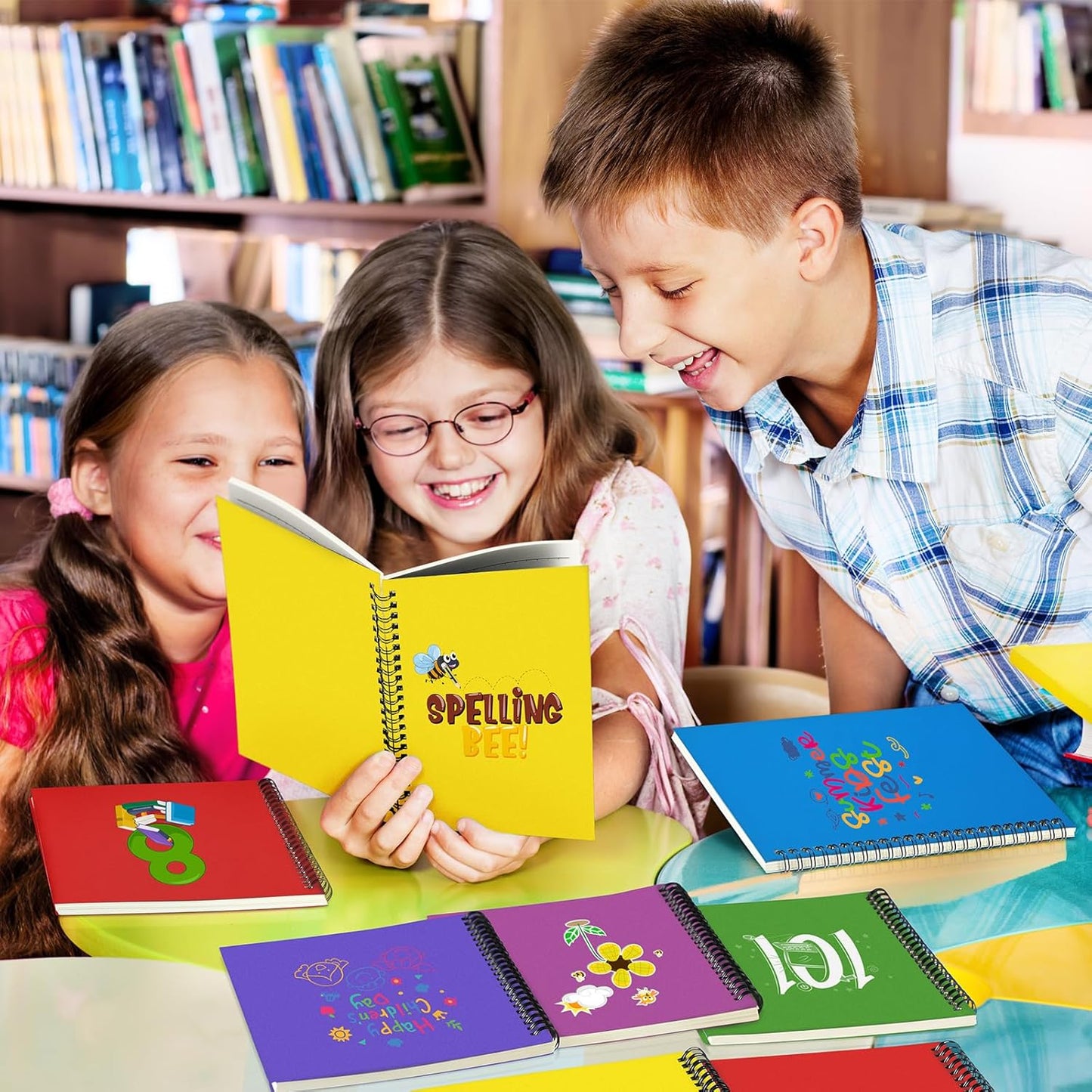 Yahenda Spiral Notebook Bulk A5 Journal Lined 8.3'' x 5.5'' Writing Composition Paper Small Notepad Subject Notebook for Students Office Business Back to School Supplies(Mixed Colors,6 Pcs)