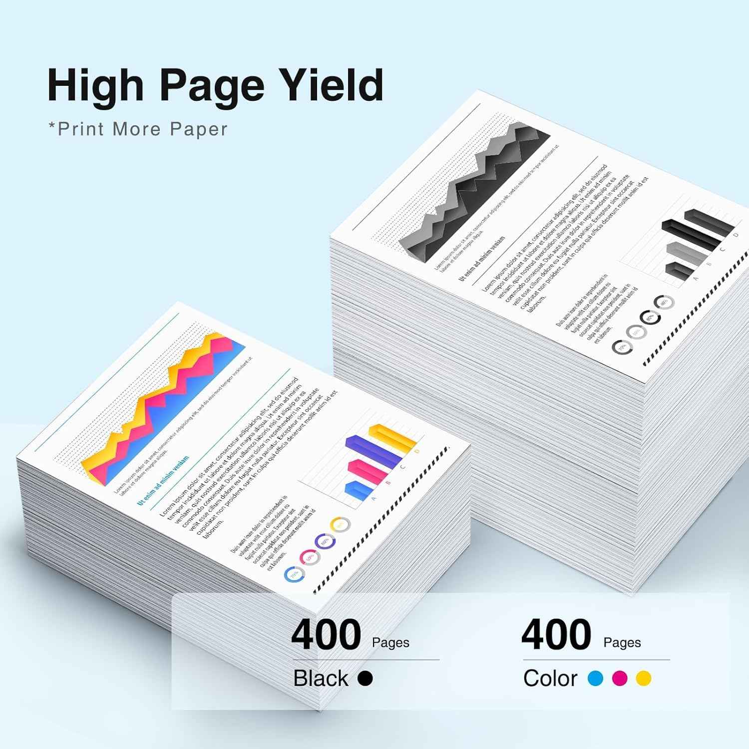 LC3013 Ink Cartridges BK/C/M/Y 10-Pack High Yield Replacement for Brother LC3013 Ink Cartridges Work with Brother MFC-J497DW MFC-J491DW MFC-J690DW MFC-J895DW Printer,LC3011 Ink cartridges BK/C/M/Y