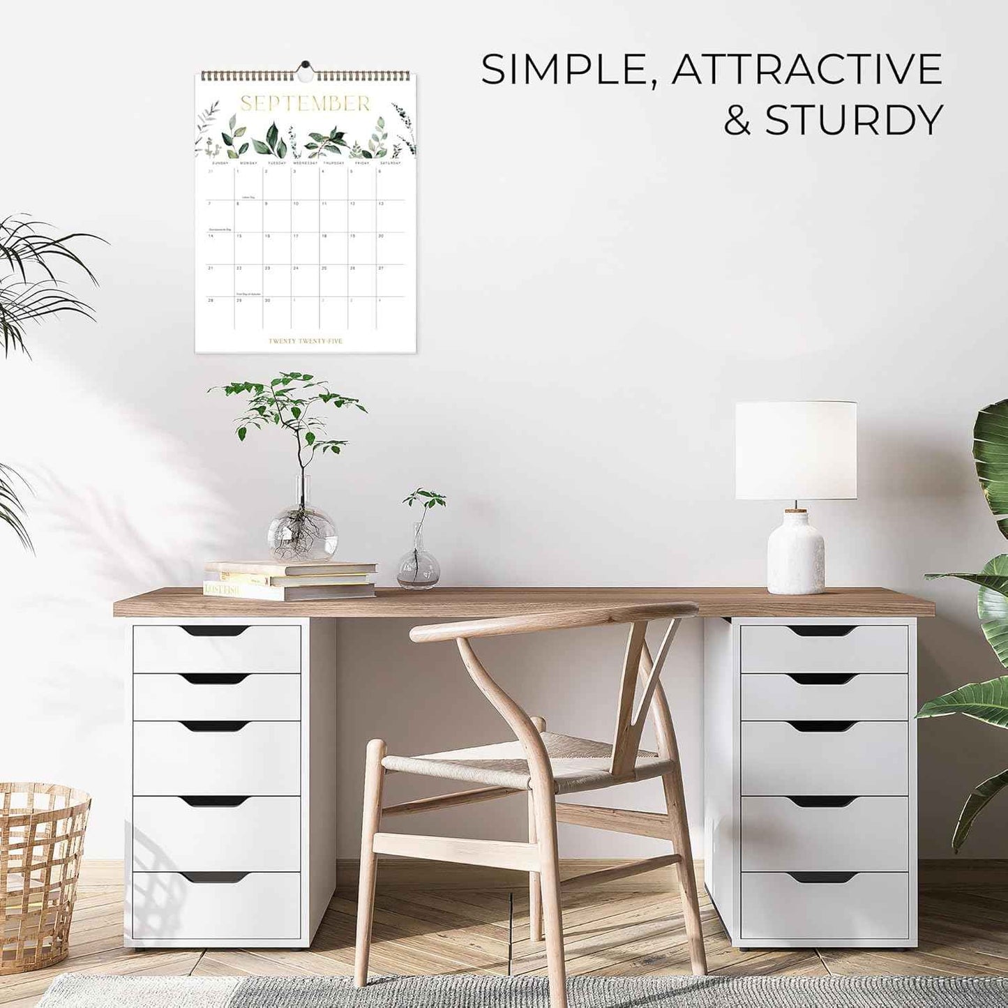 Aesthetic 2026 Wall Calendar - Runs Until December 2026 - The Perfect Large Modern 2025-2026 Calendar Planner for Easy Organizing